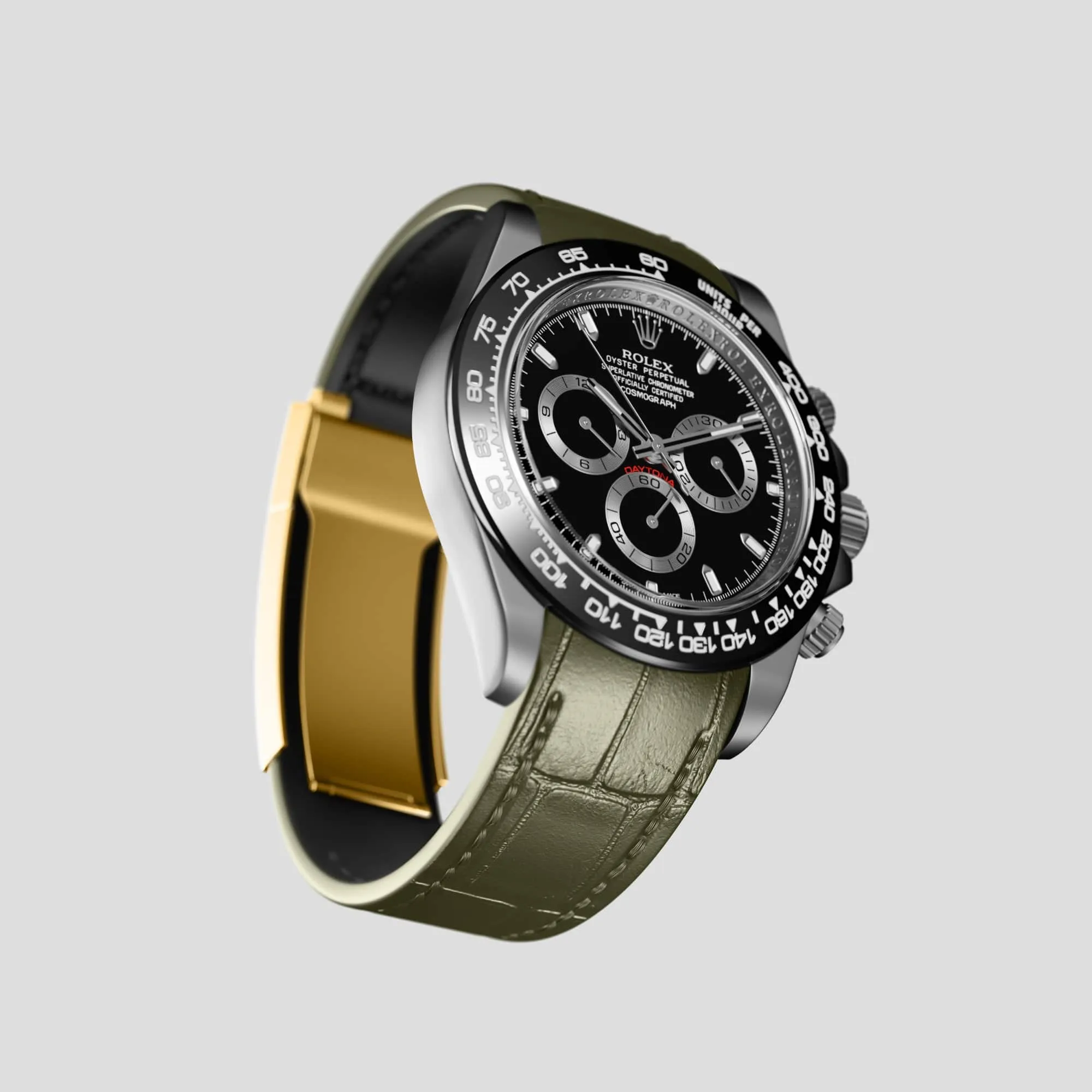 Sport Band For Rolex Cosmograph Daytona In Alligator