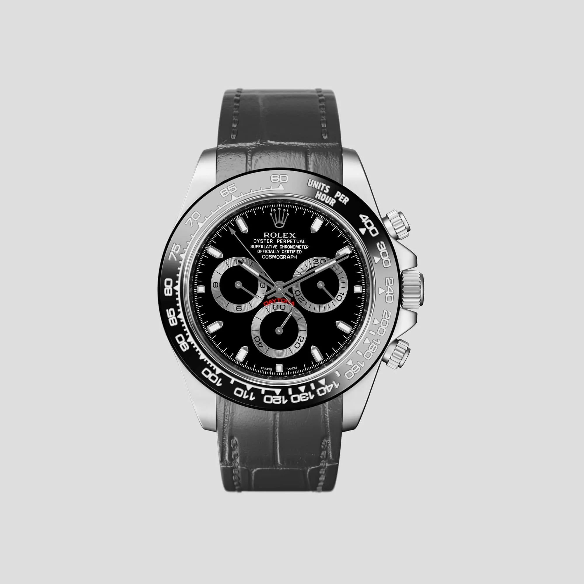 Sport Band For Rolex Cosmograph Daytona In Alligator