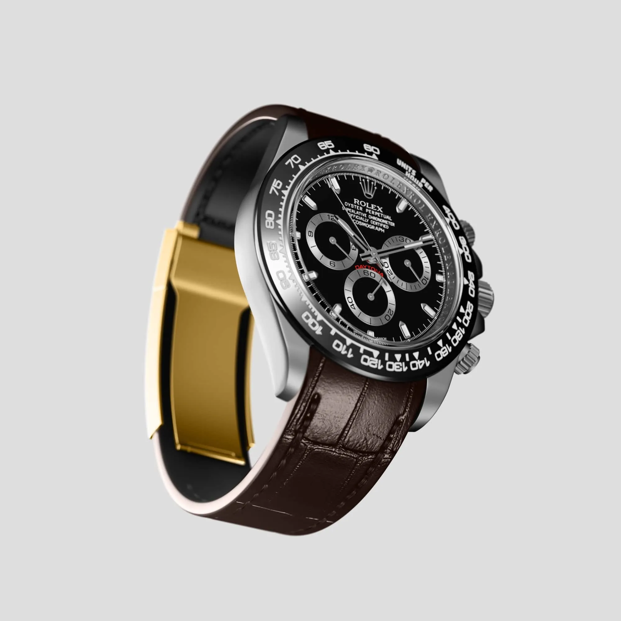 Sport Band For Rolex Cosmograph Daytona In Alligator