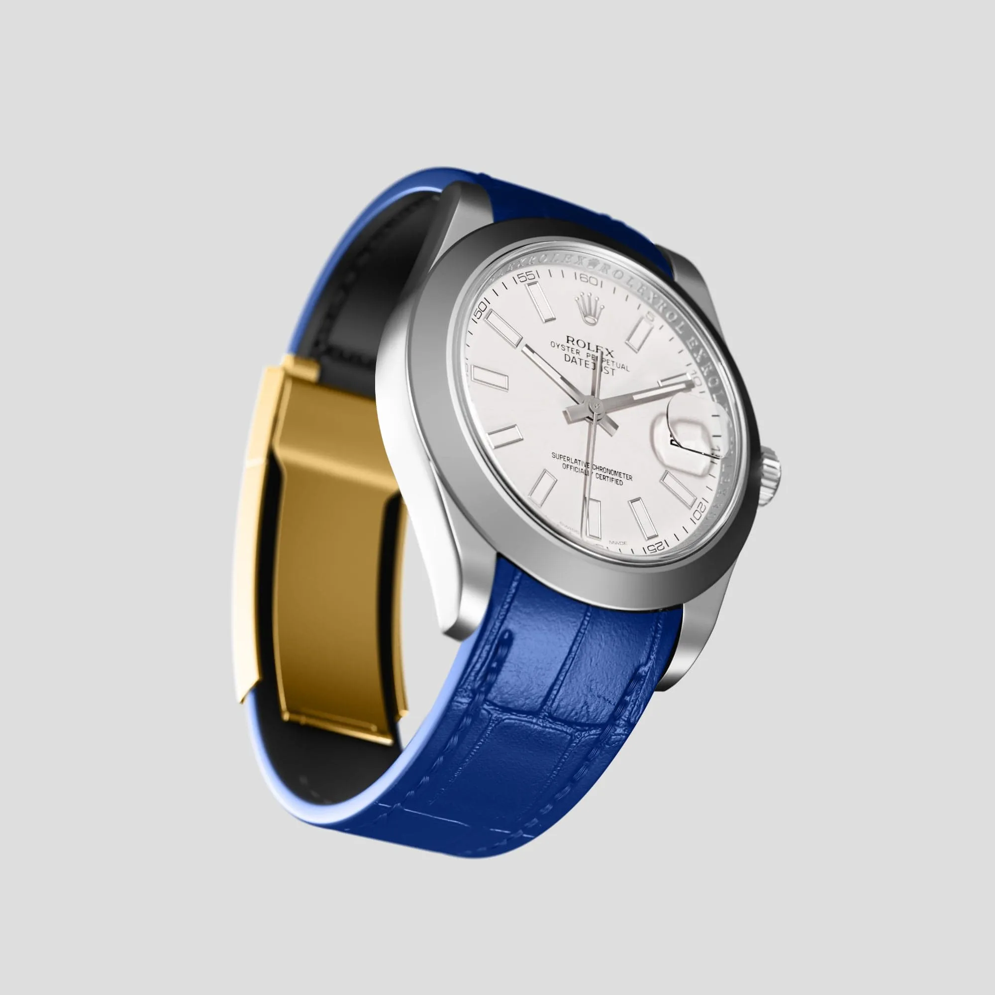 Sport Band For Rolex Datejust 41mm In Alligator