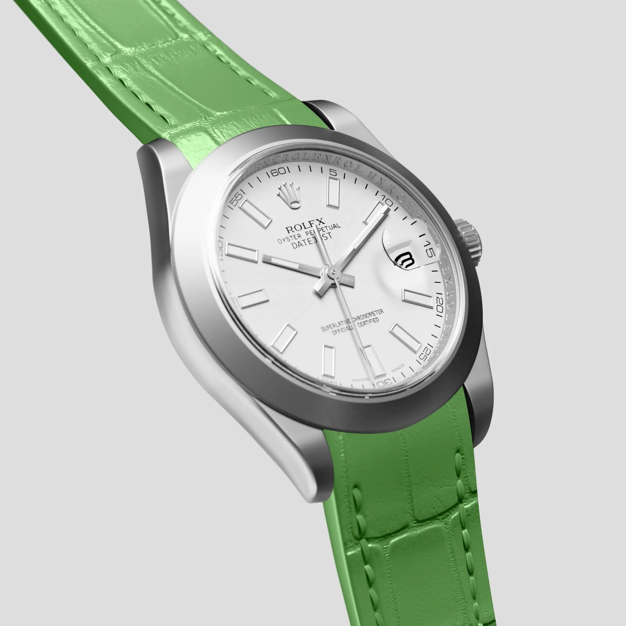 Sport Band For Rolex Datejust 41mm In Alligator