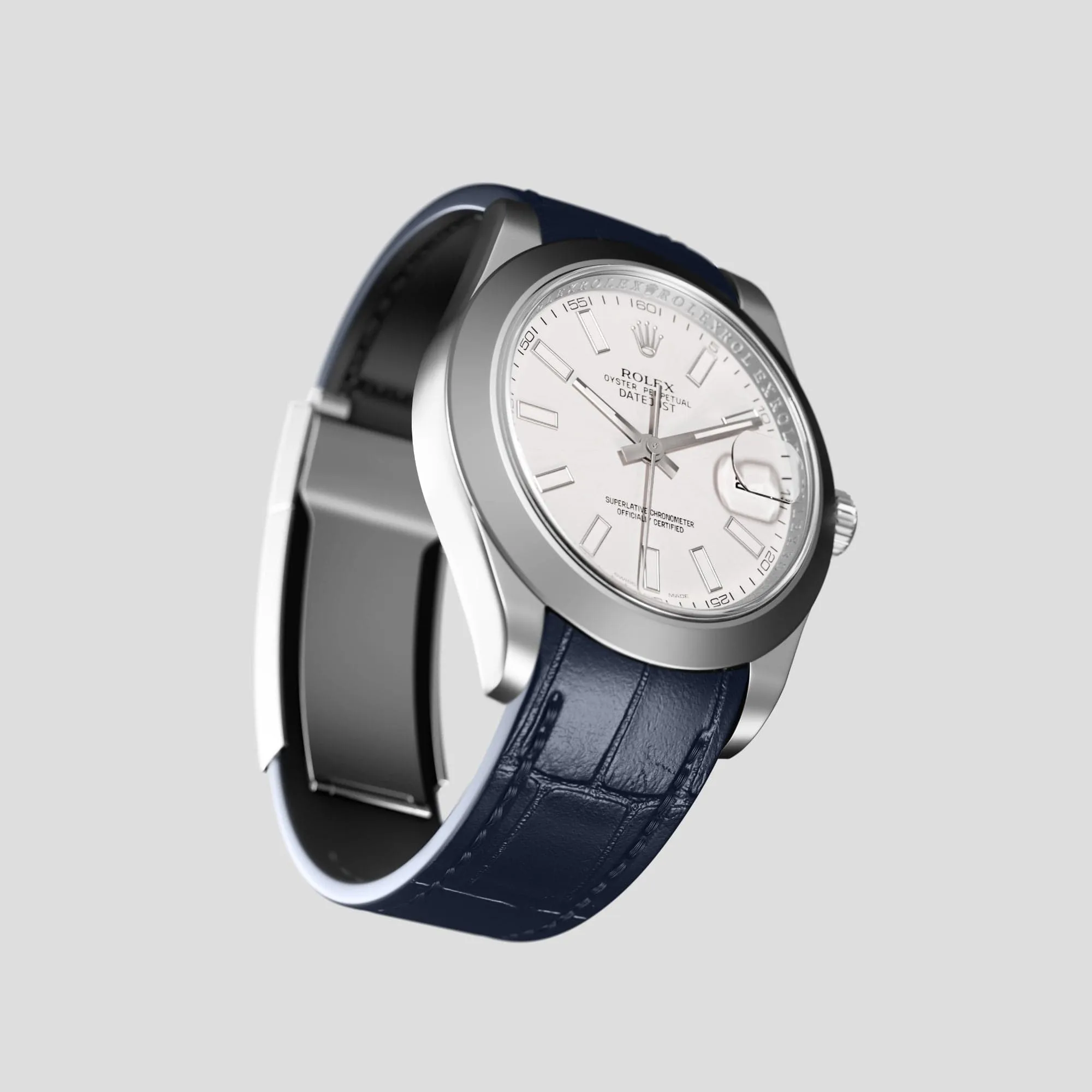 Sport Band For Rolex Datejust 41mm In Alligator
