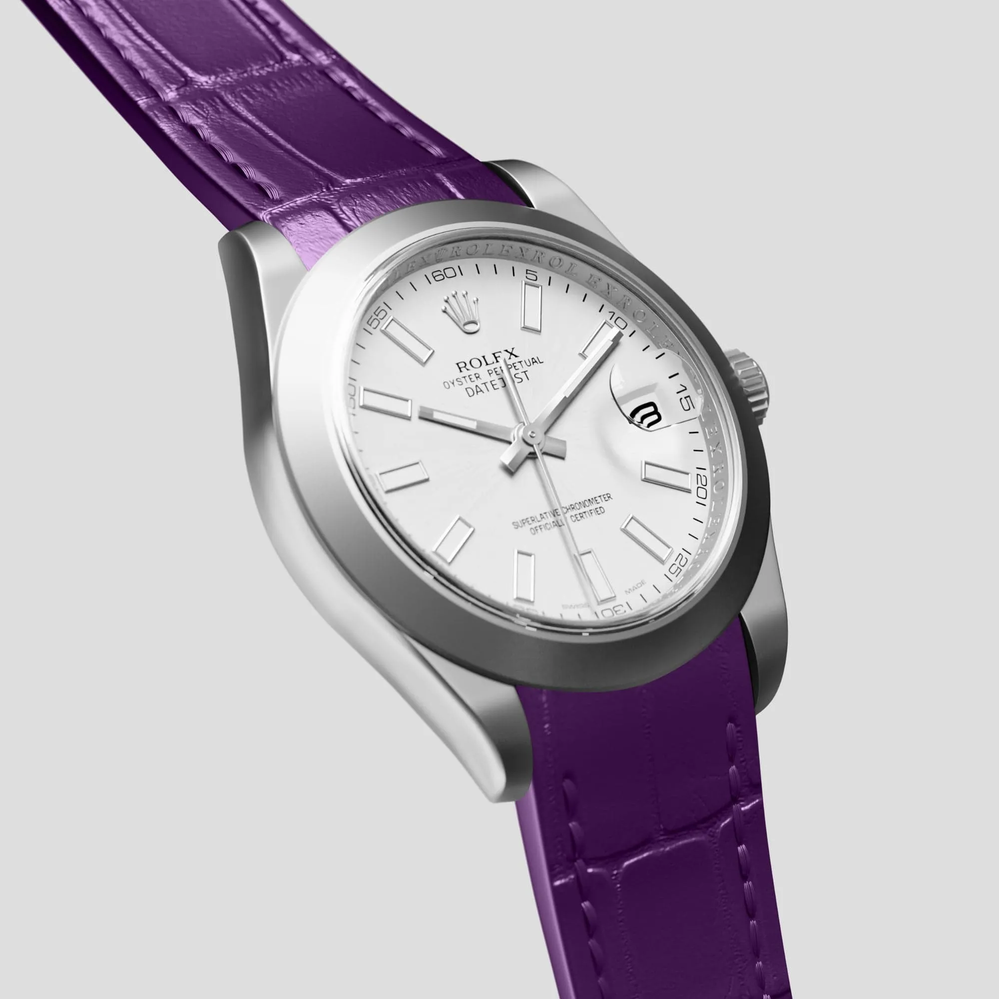 Sport Band For Rolex Datejust 41mm In Alligator