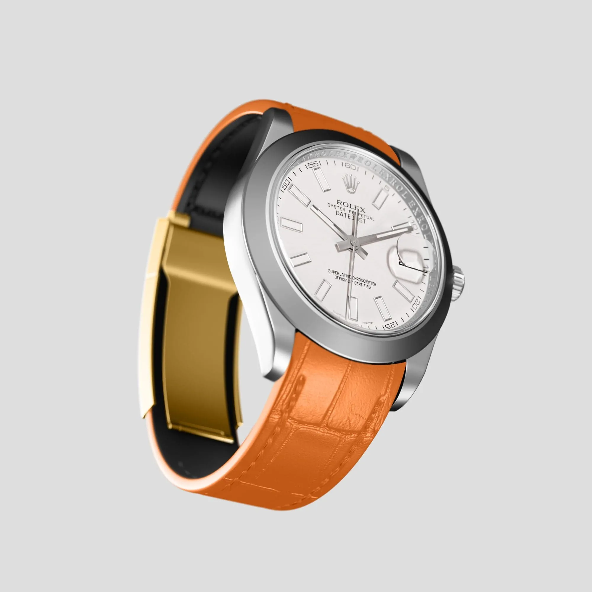 Sport Band For Rolex Datejust 41mm In Alligator
