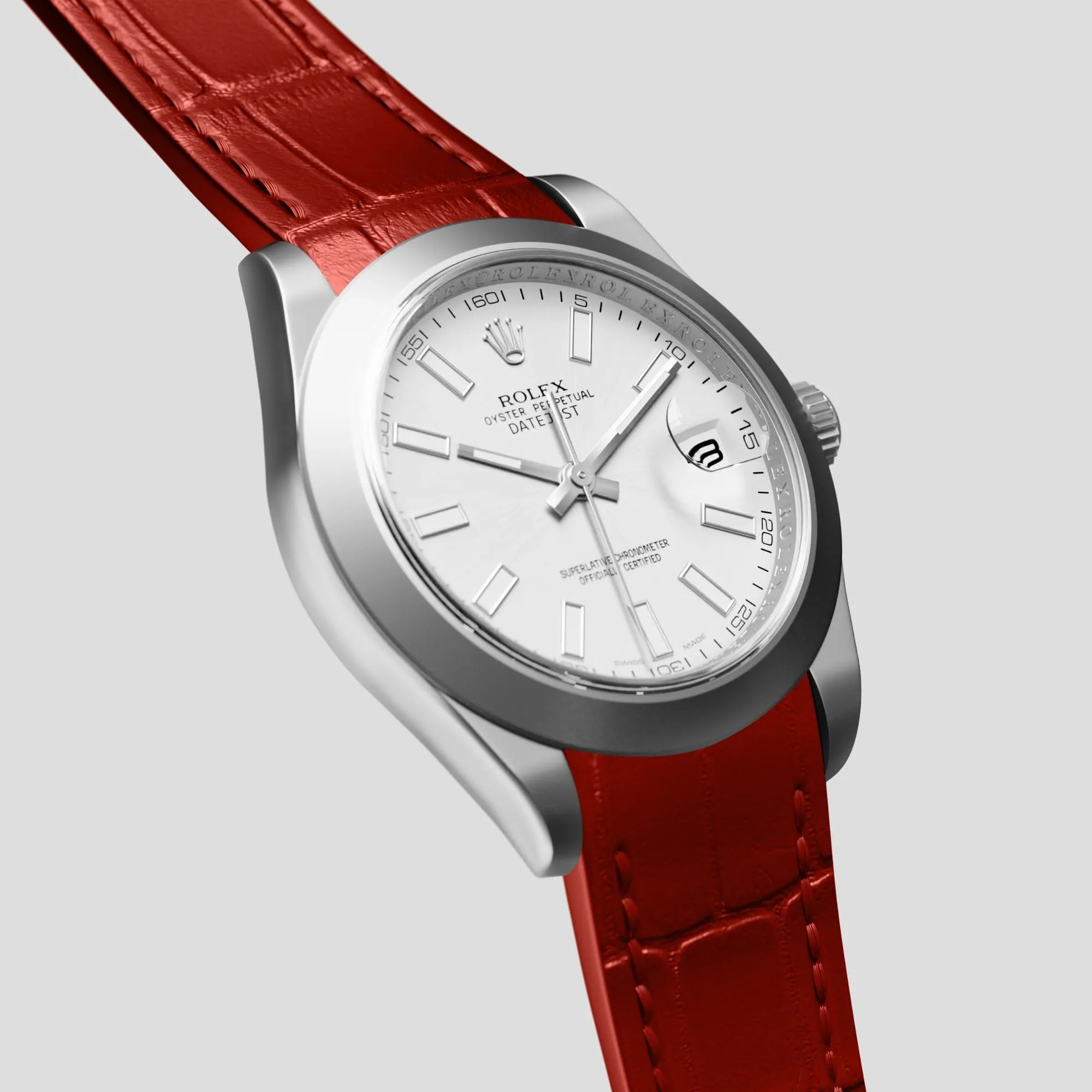 Sport Band For Rolex Datejust 41mm In Alligator