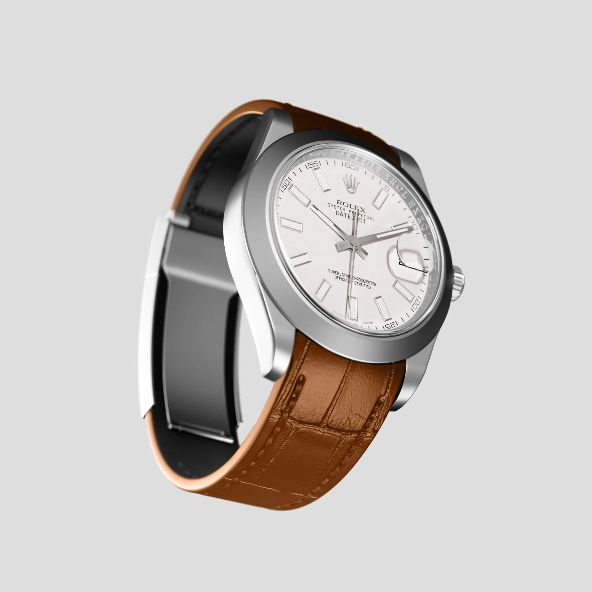 Sport Band For Rolex Datejust 41mm In Alligator