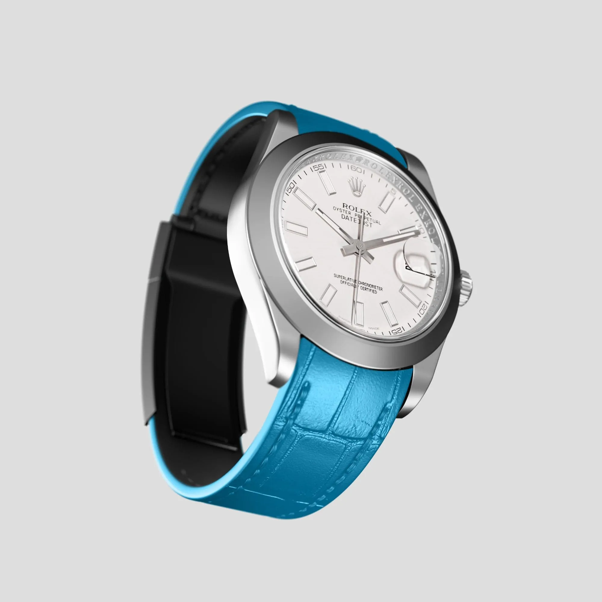 Sport Band For Rolex Datejust 41mm In Alligator