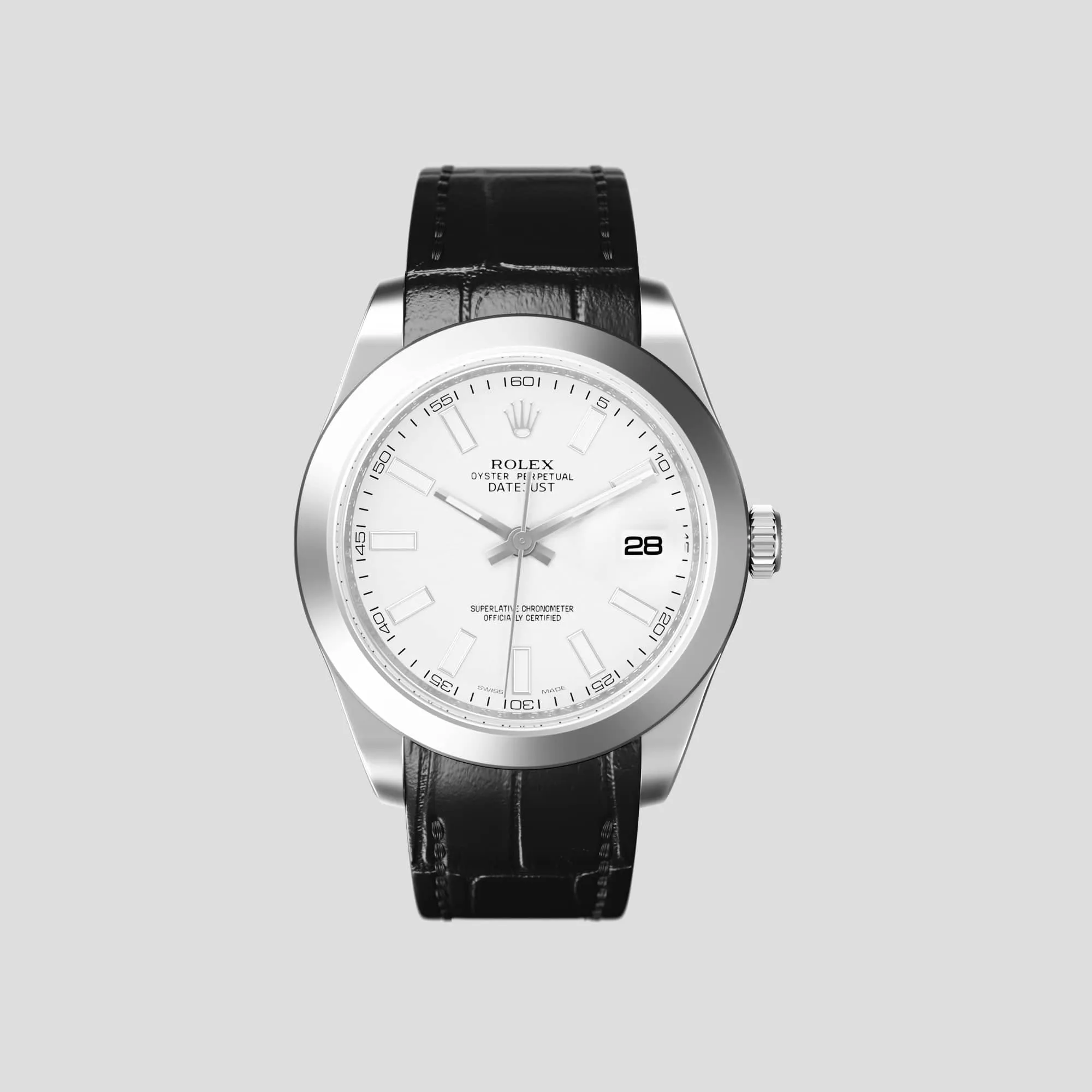 Sport Band For Rolex Datejust 41mm In Alligator