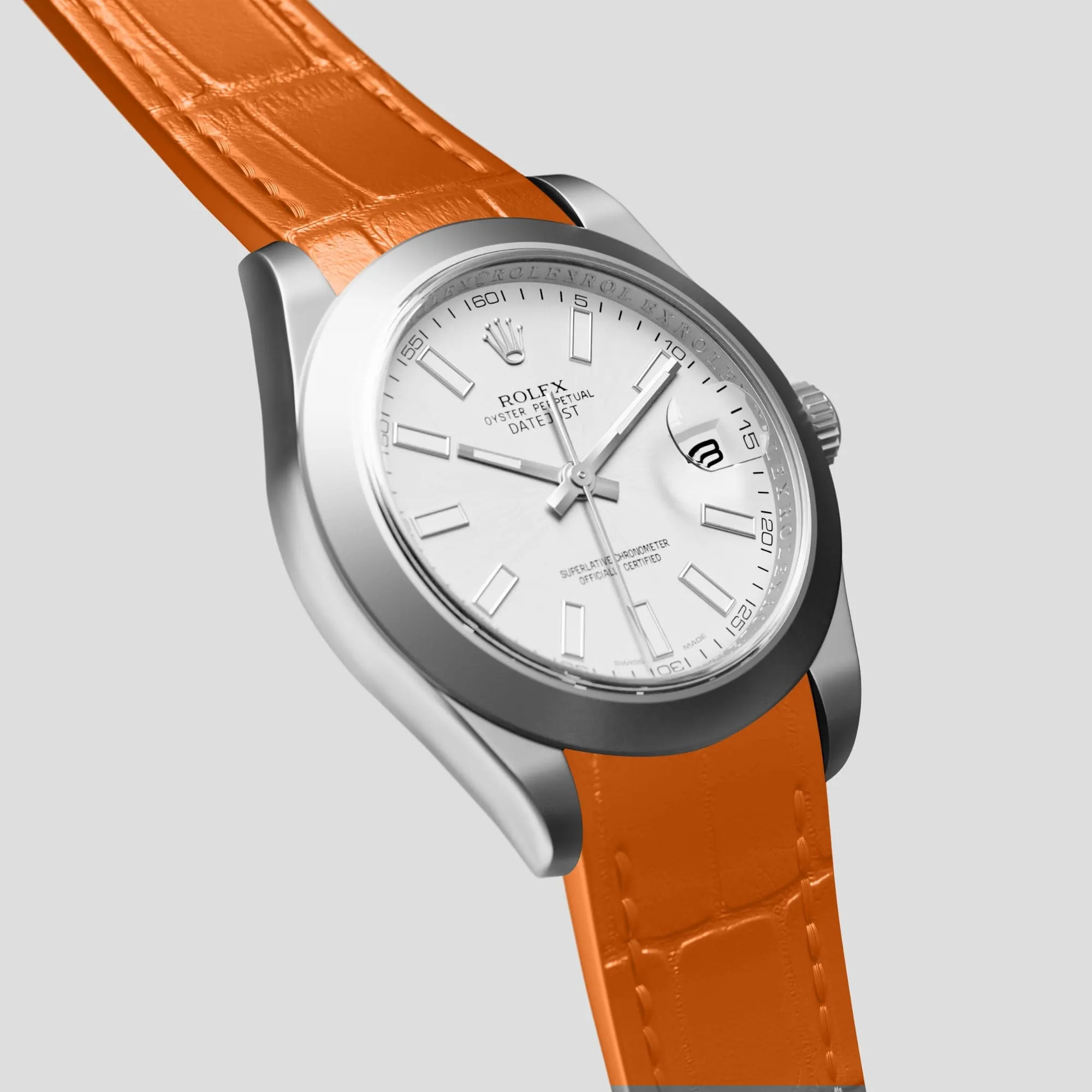 Sport Band For Rolex Datejust 41mm In Alligator