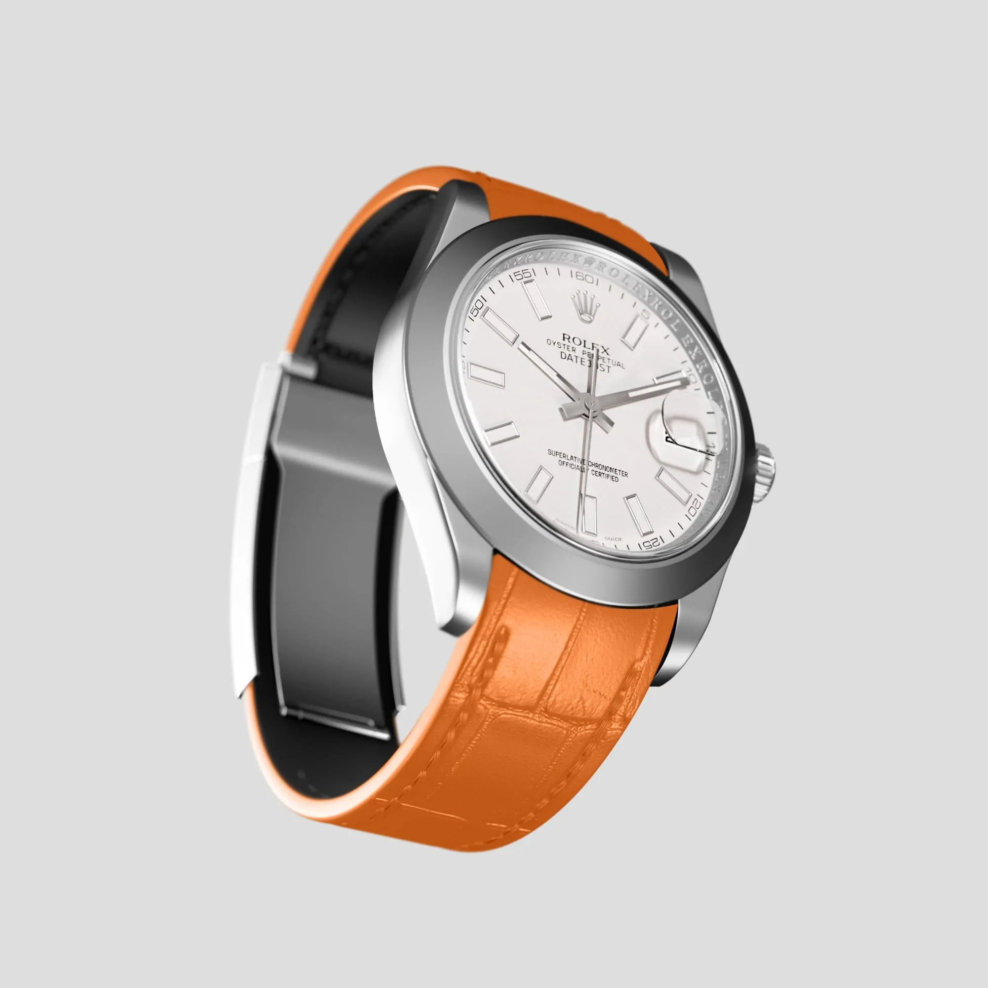 Sport Band For Rolex Datejust 41mm In Alligator
