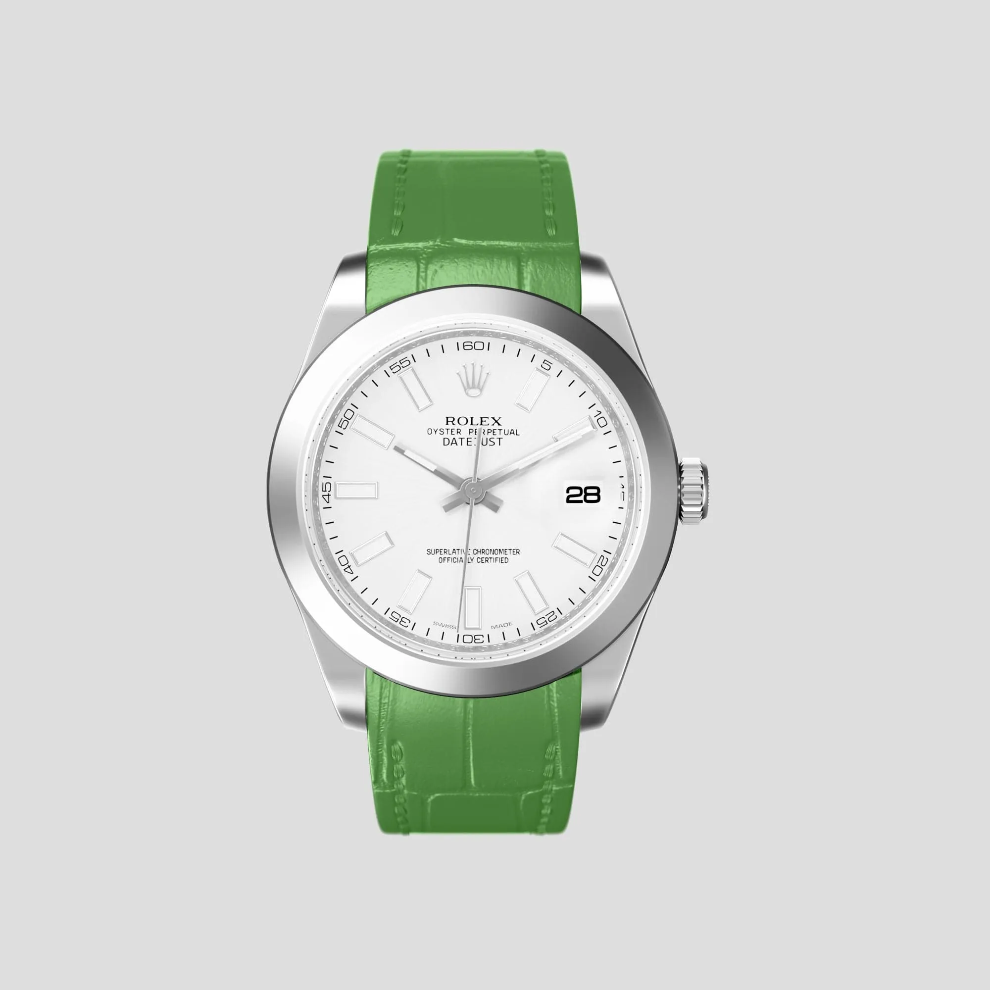 Sport Band For Rolex Datejust 41mm In Alligator