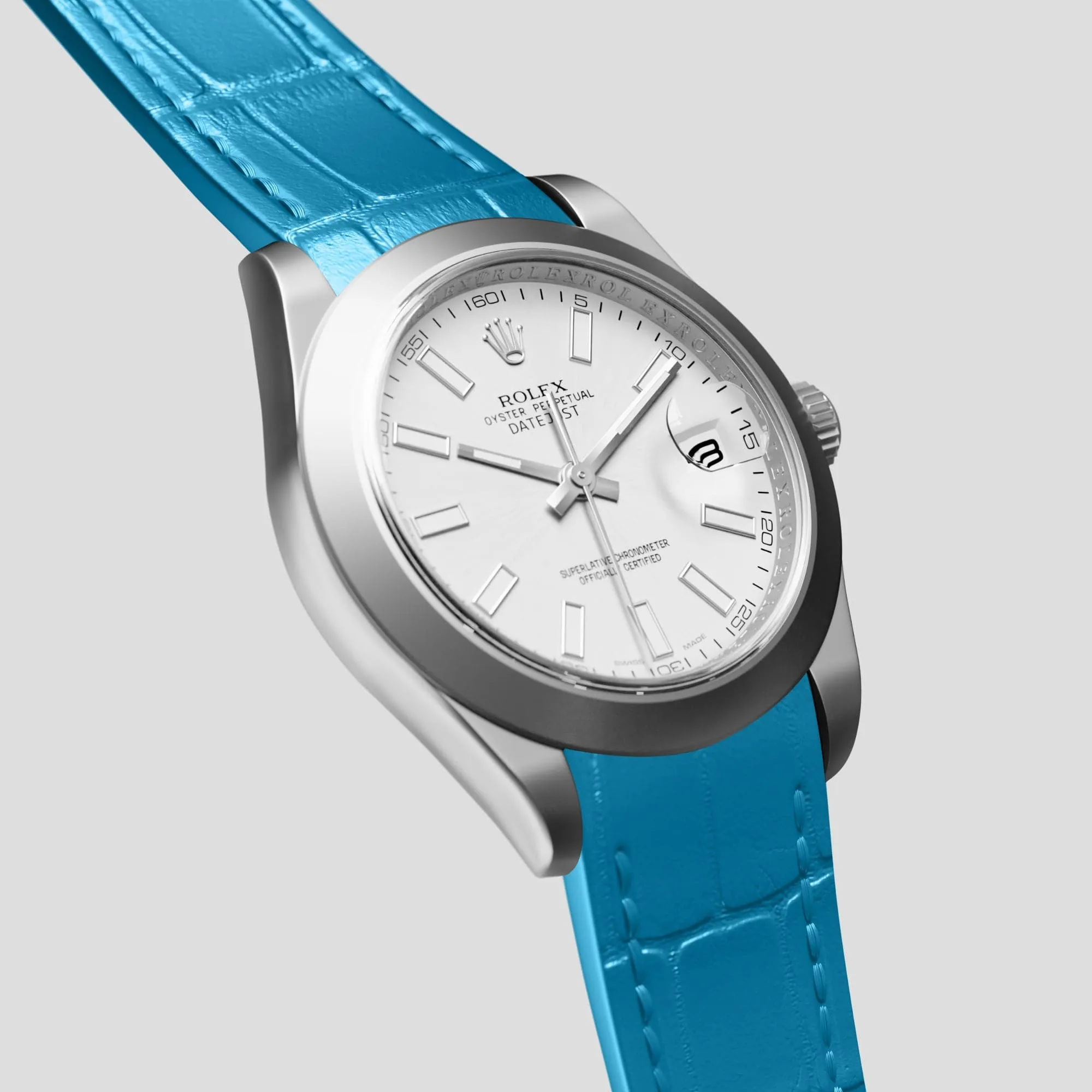 Sport Band For Rolex Datejust 41mm In Alligator