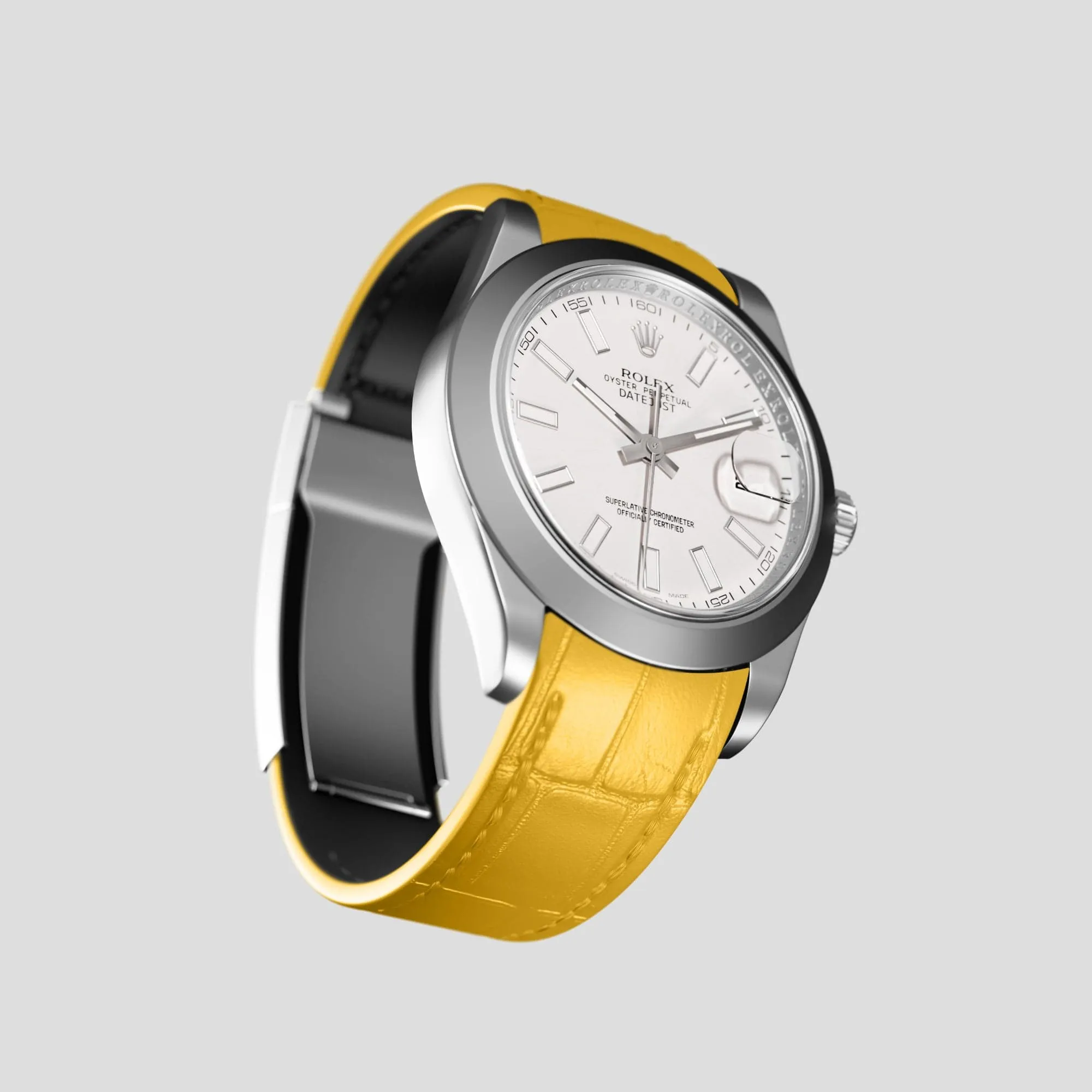 Sport Band For Rolex Datejust 41mm In Alligator