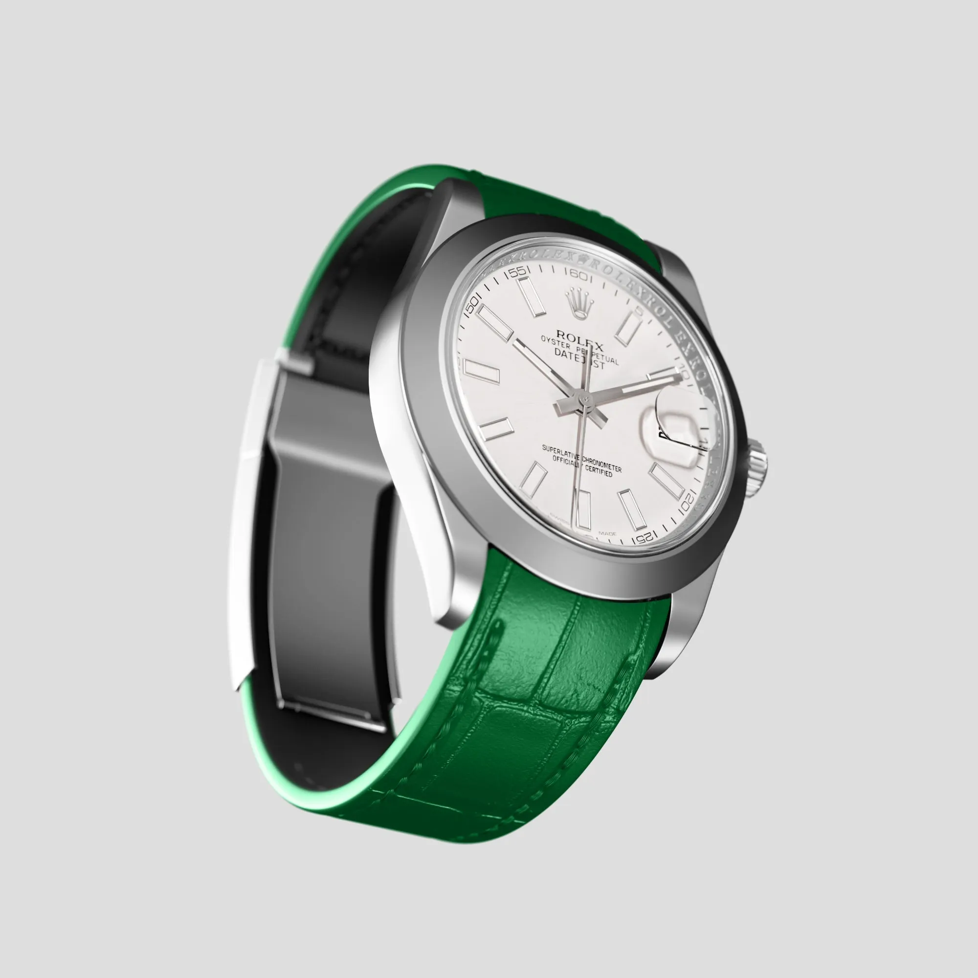 Sport Band For Rolex Datejust 41mm In Alligator