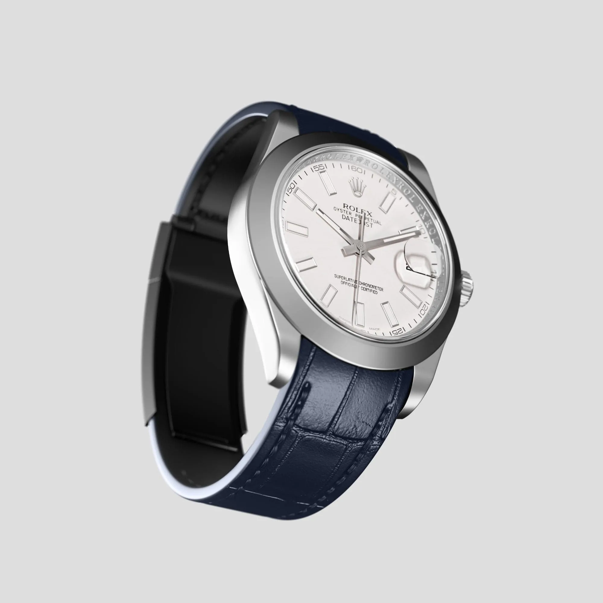 Sport Band For Rolex Datejust 41mm In Alligator