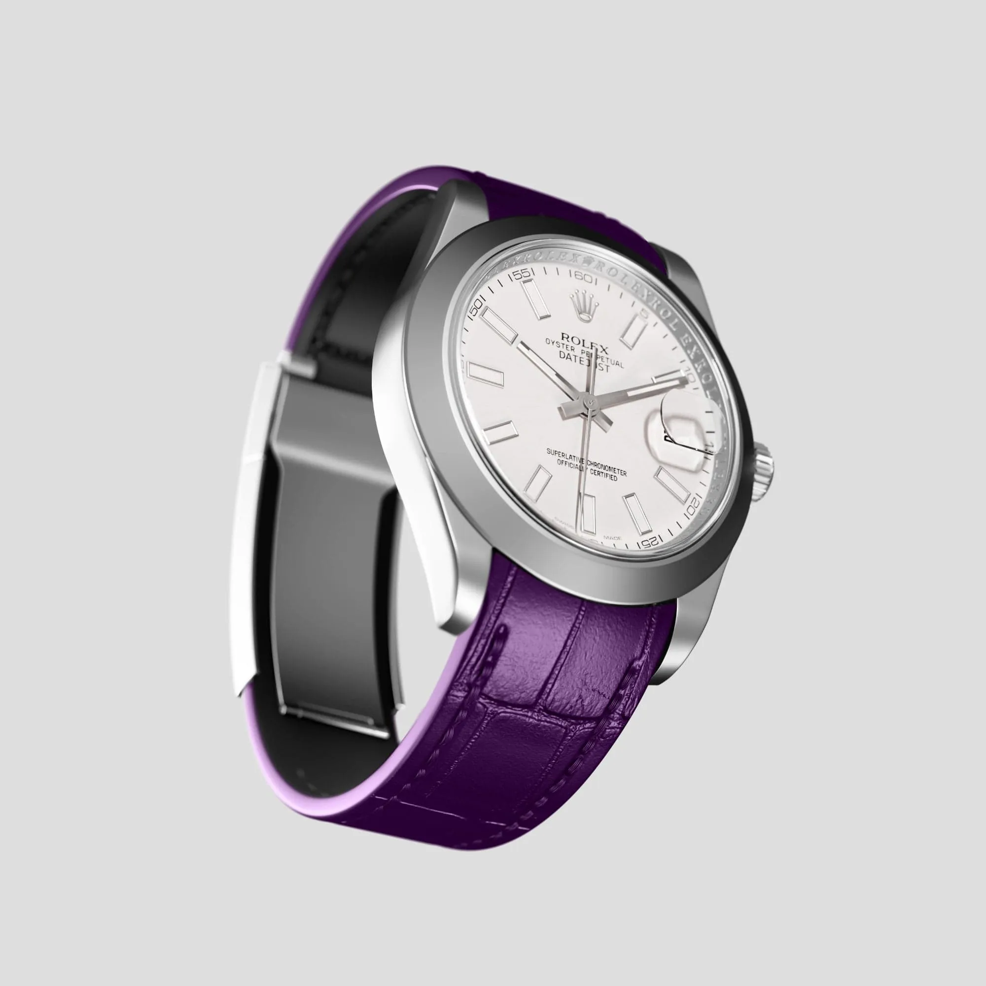 Sport Band For Rolex Datejust 41mm In Alligator