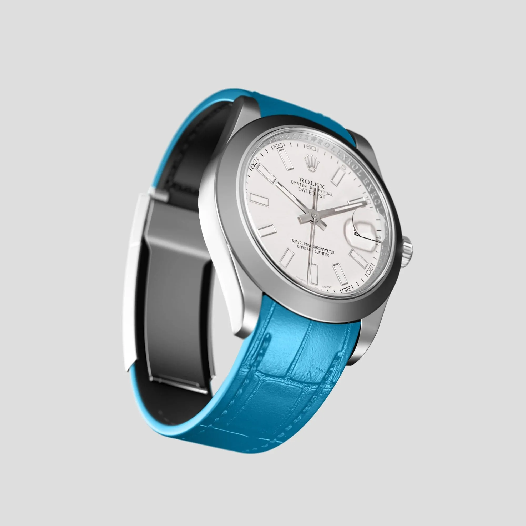 Sport Band For Rolex Datejust 41mm In Alligator