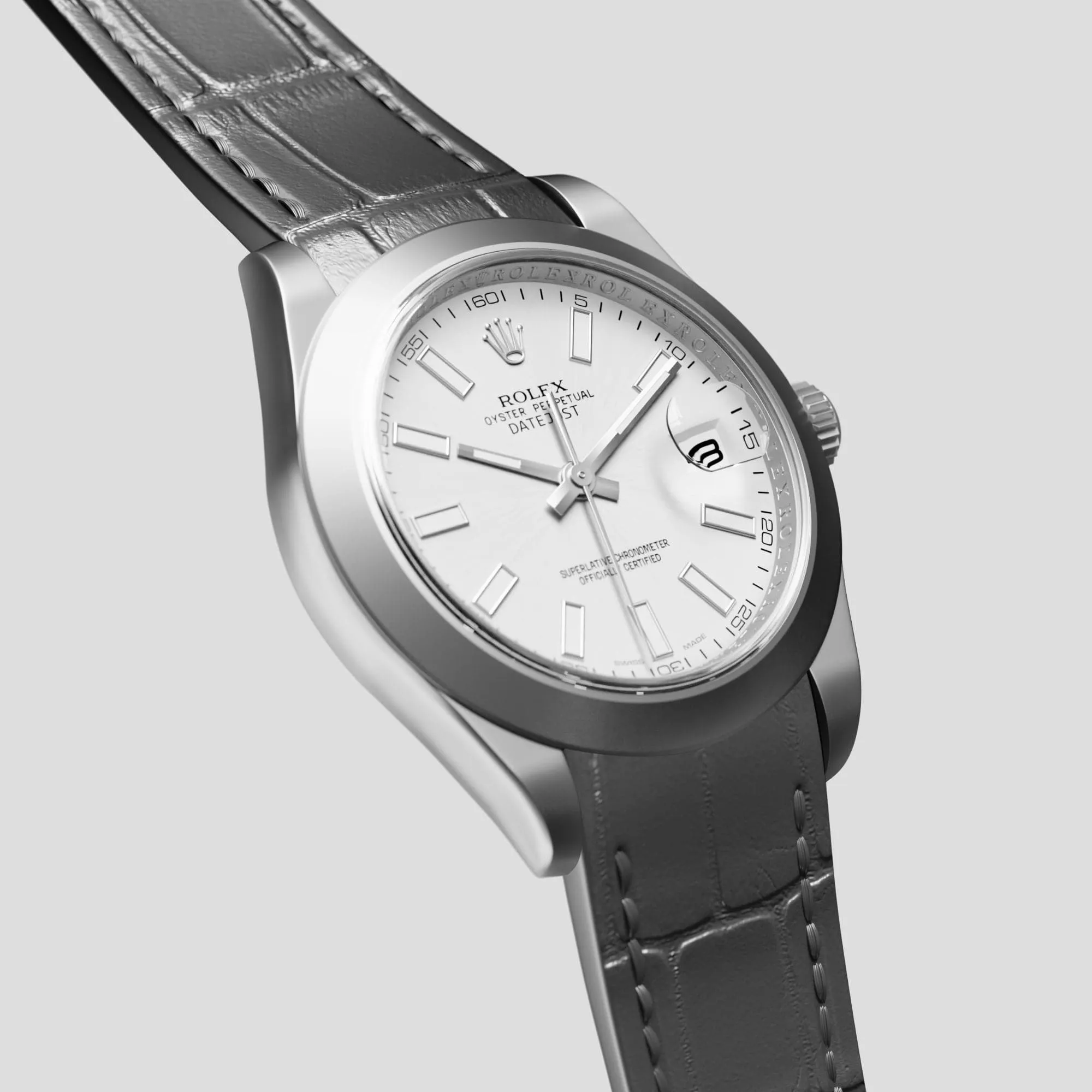Sport Band For Rolex Datejust 41mm In Alligator