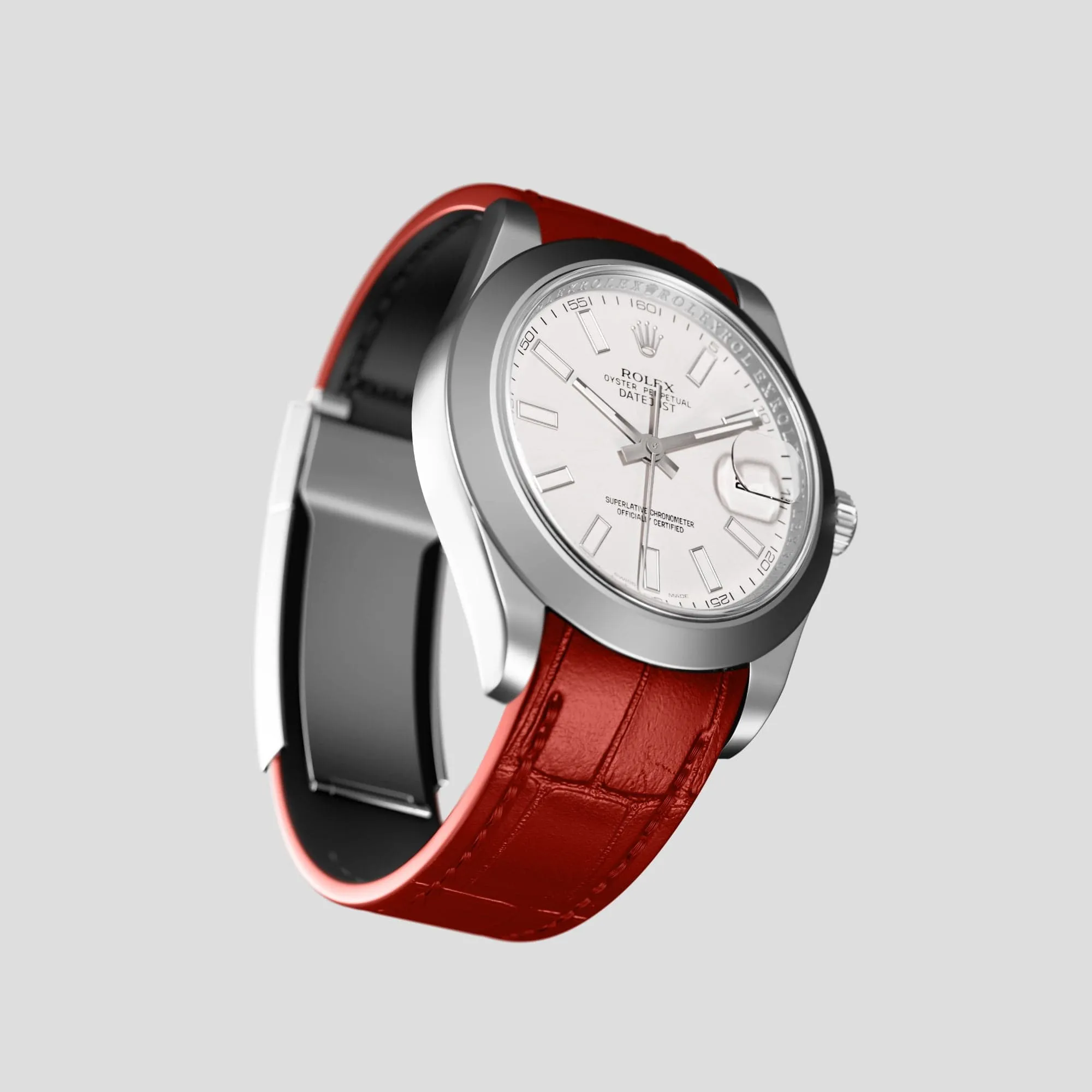 Sport Band For Rolex Datejust 41mm In Alligator