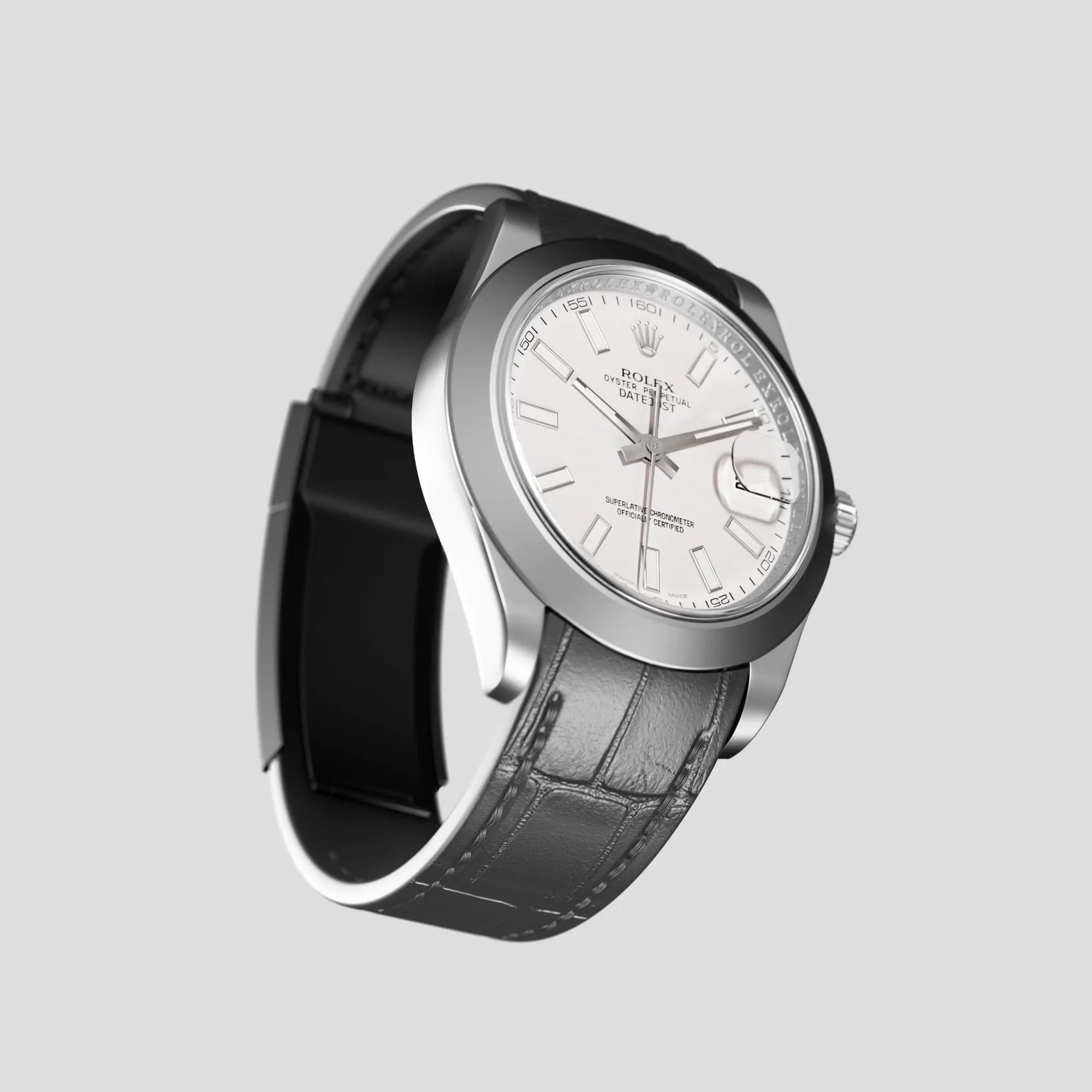 Sport Band For Rolex Datejust 41mm In Alligator
