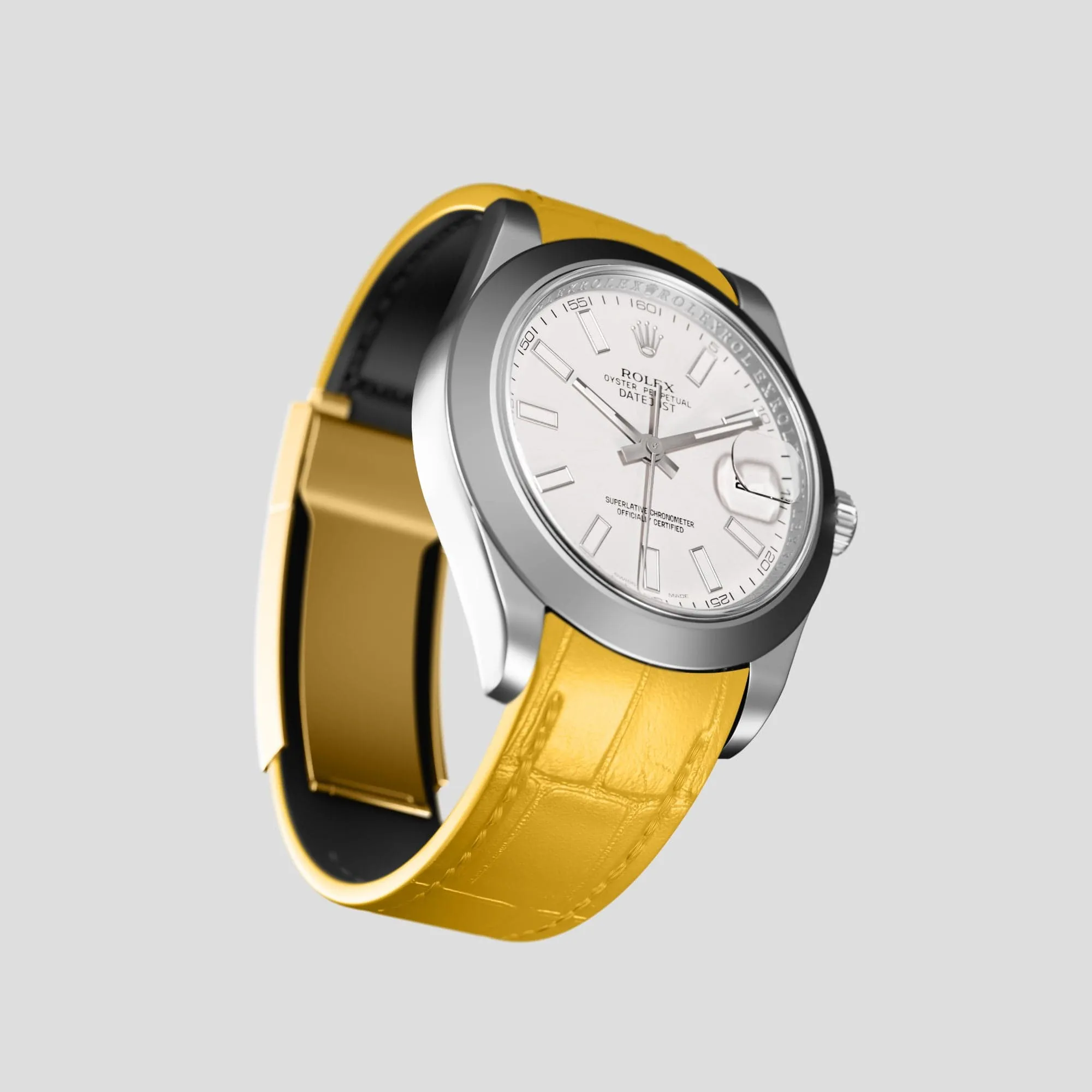 Sport Band For Rolex Datejust 41mm In Alligator