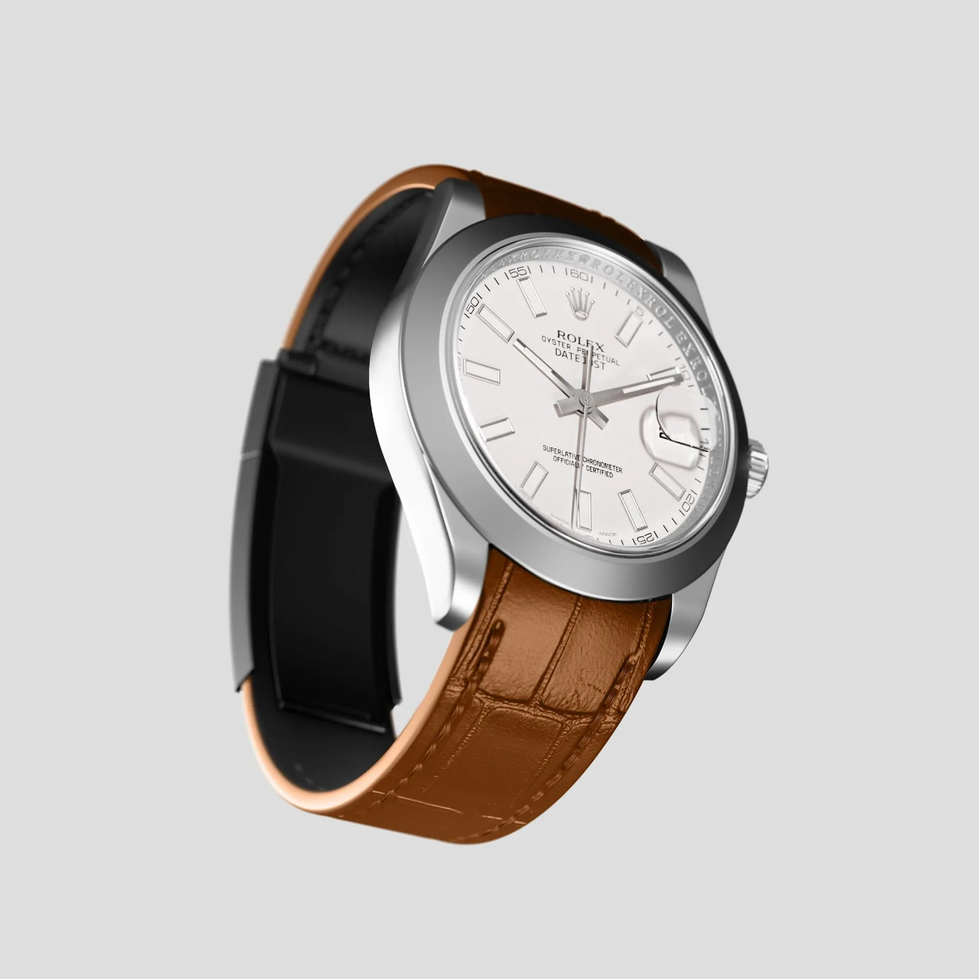 Sport Band For Rolex Datejust 41mm In Alligator