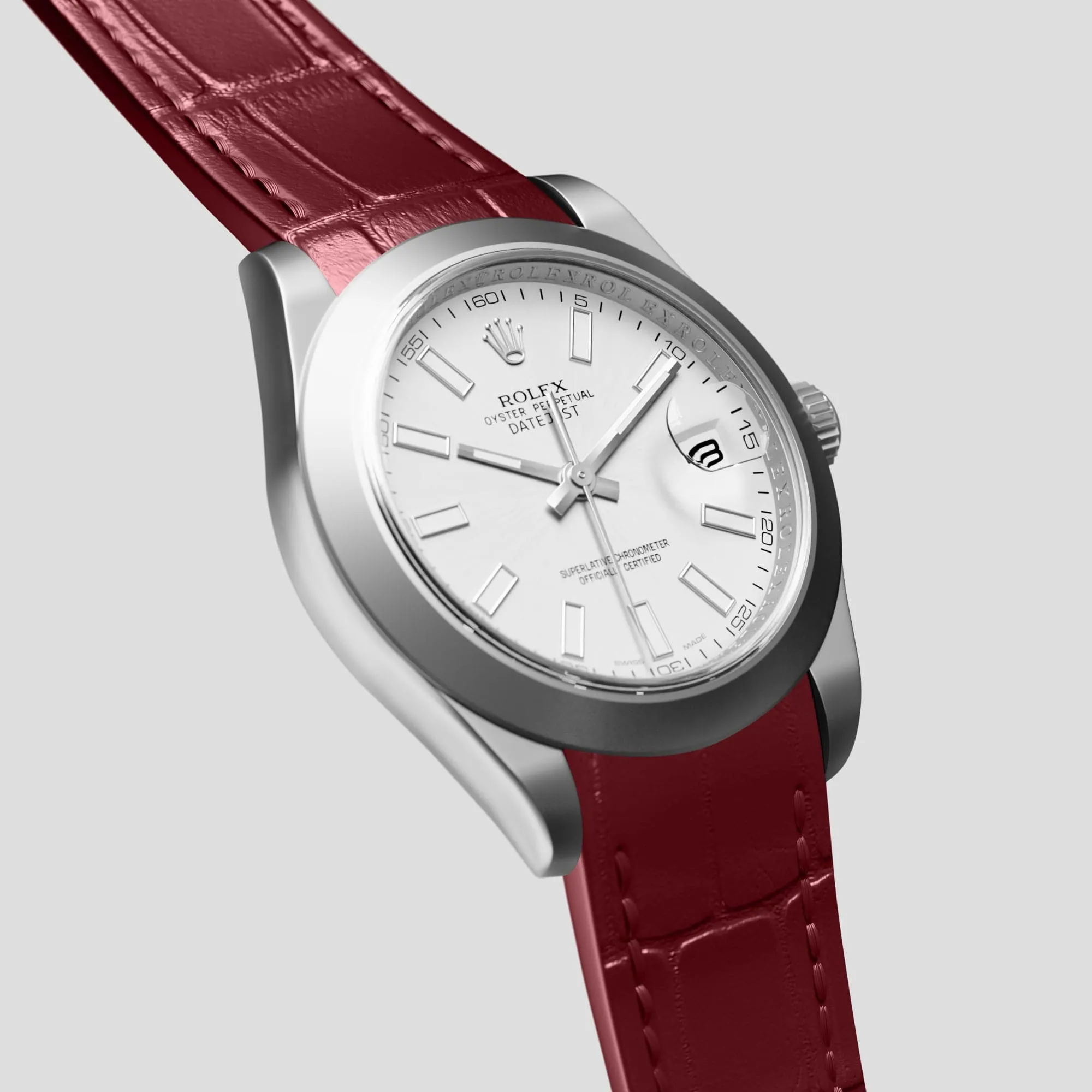 Sport Band For Rolex Datejust 41mm In Alligator