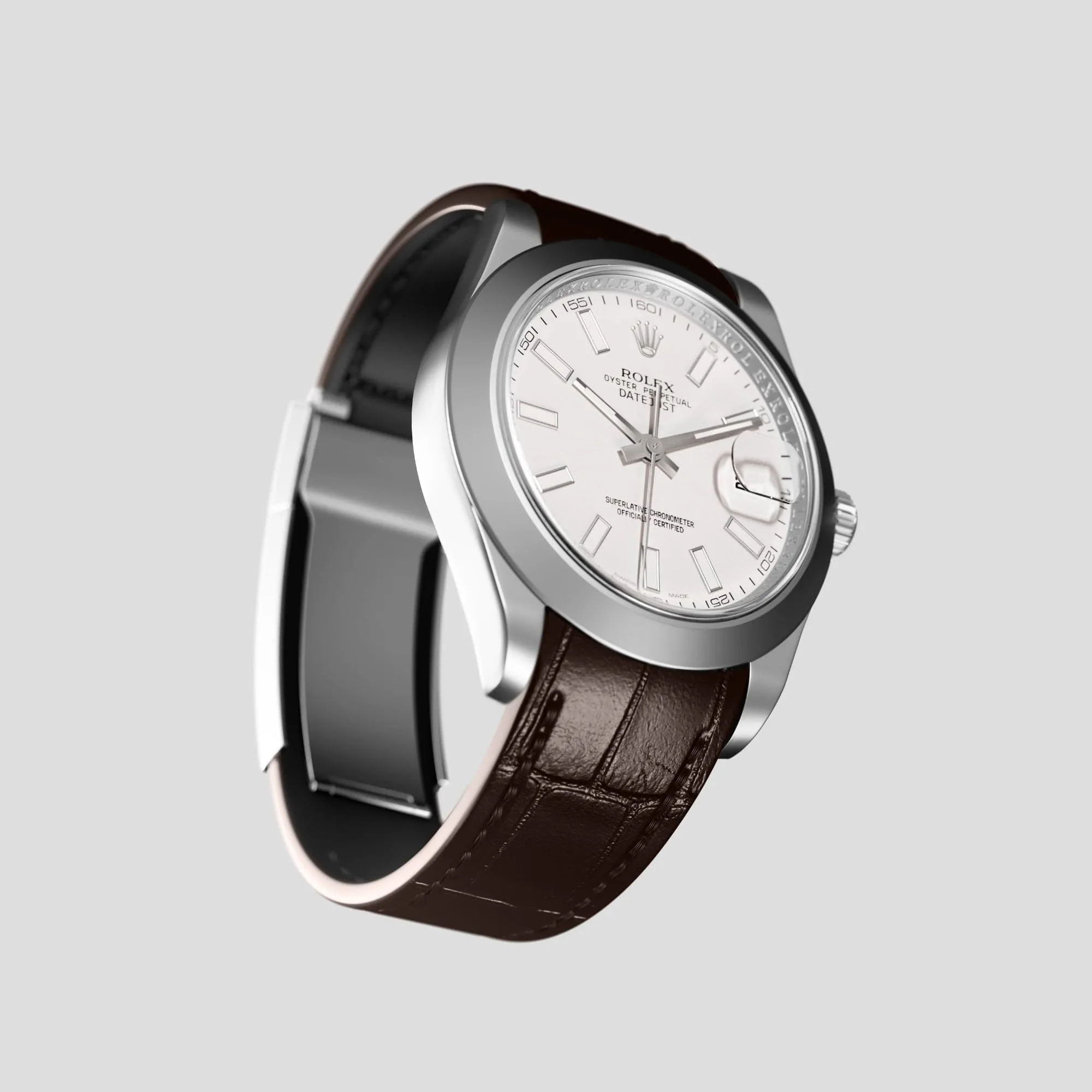 Sport Band For Rolex Datejust 41mm In Alligator
