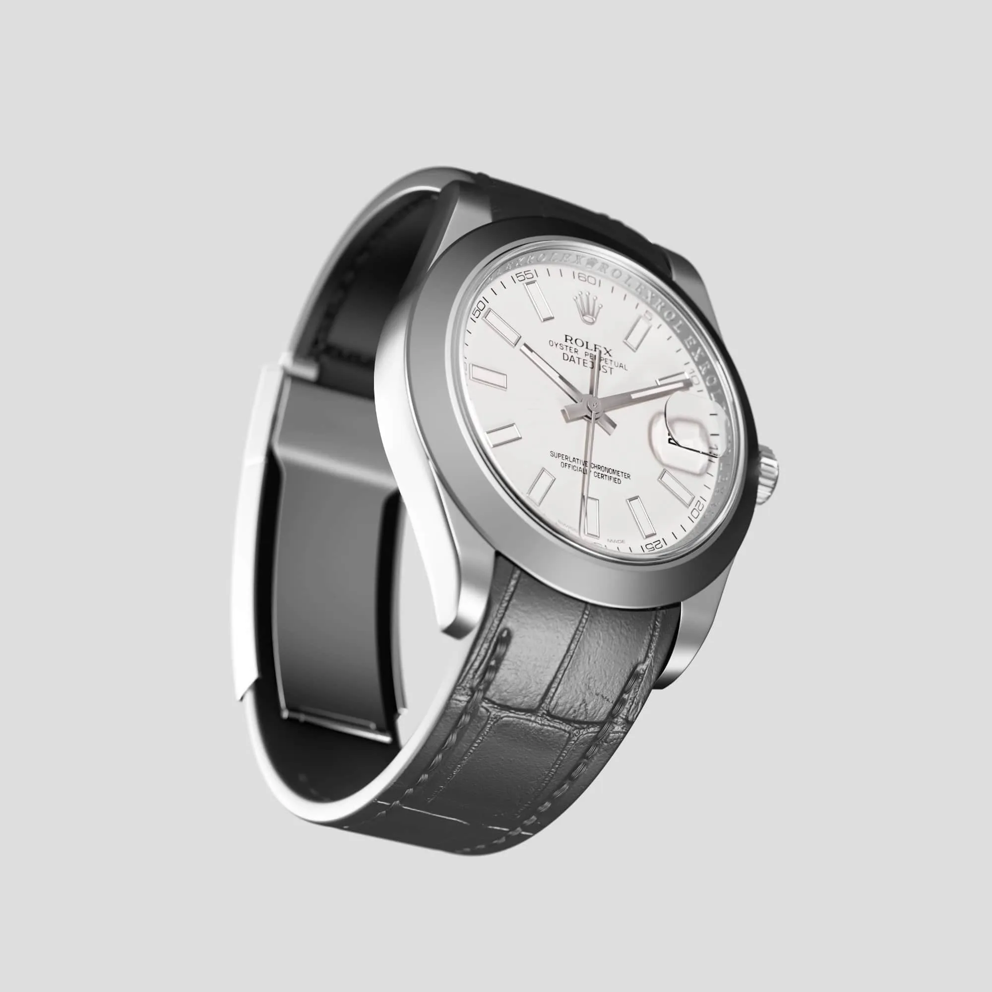 Sport Band For Rolex Datejust 41mm In Alligator