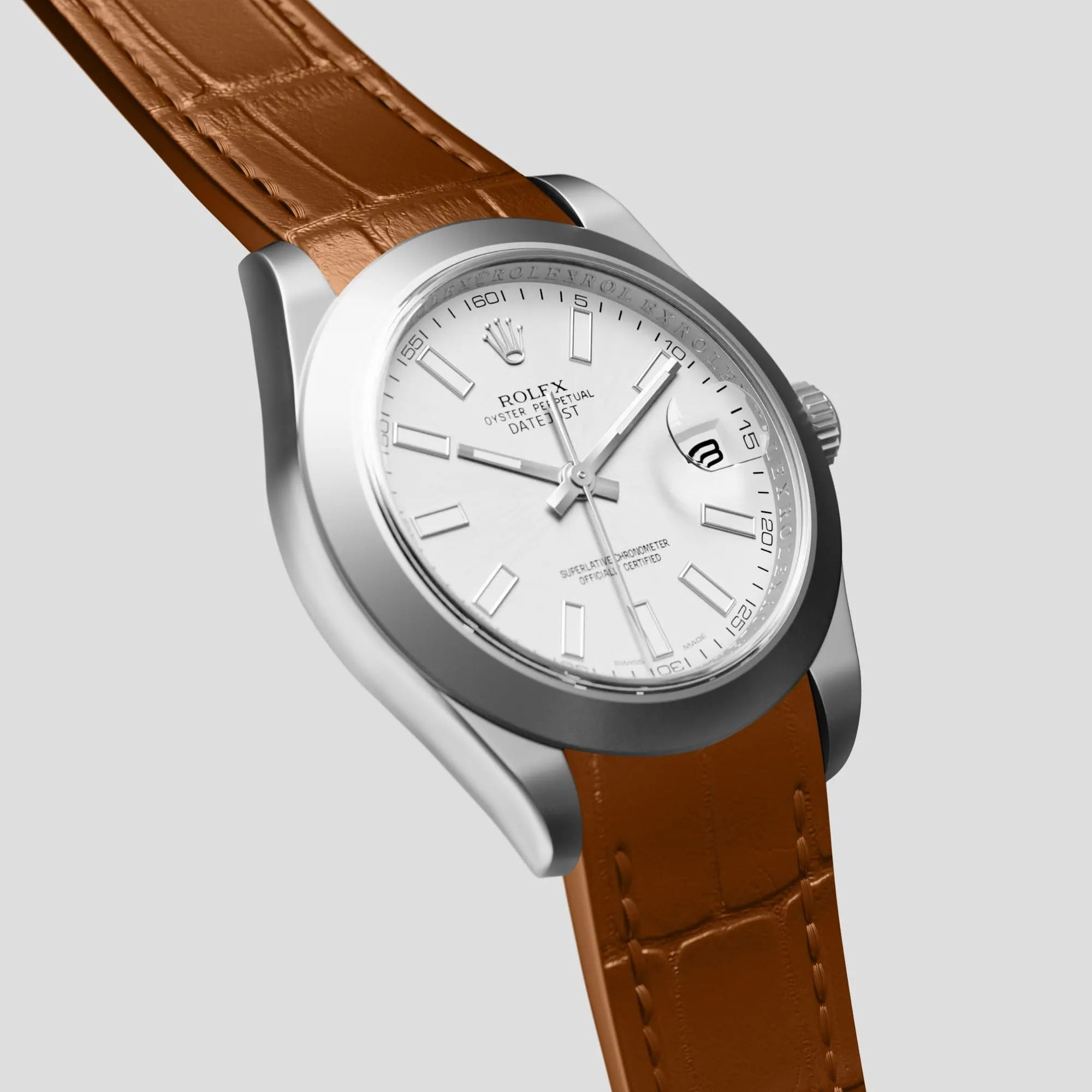 Sport Band For Rolex Datejust 41mm In Alligator