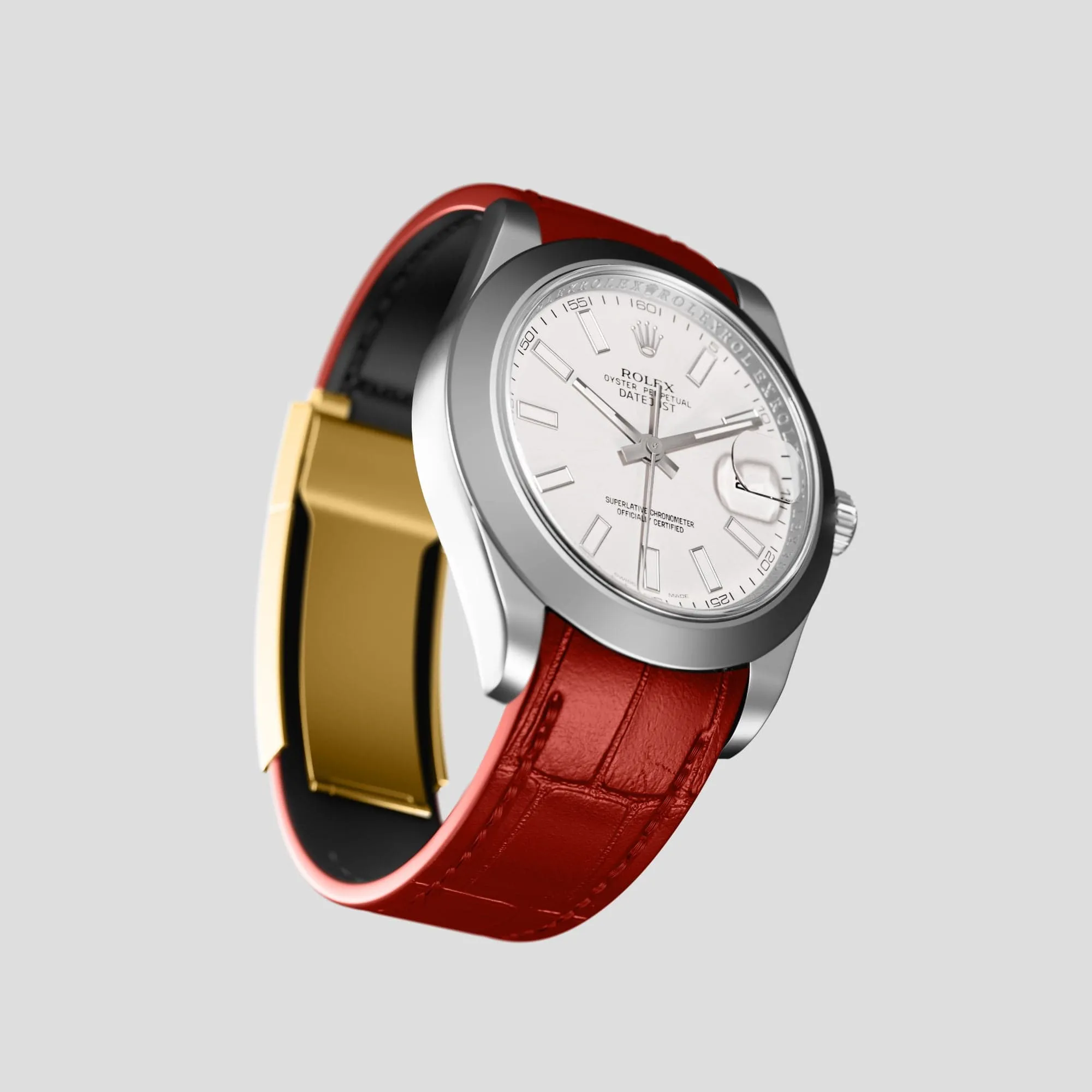Sport Band For Rolex Datejust 41mm In Alligator