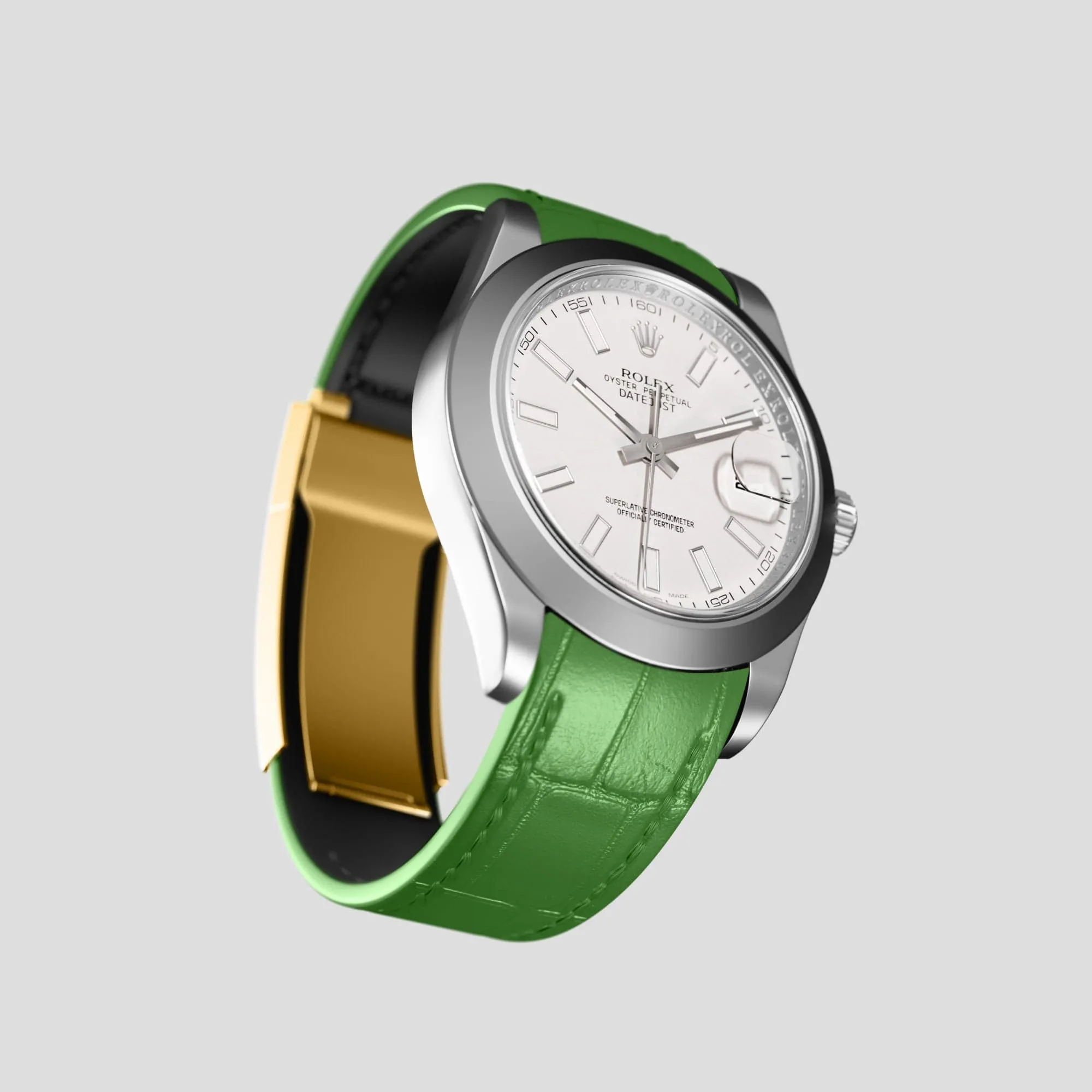 Sport Band For Rolex Datejust 41mm In Alligator