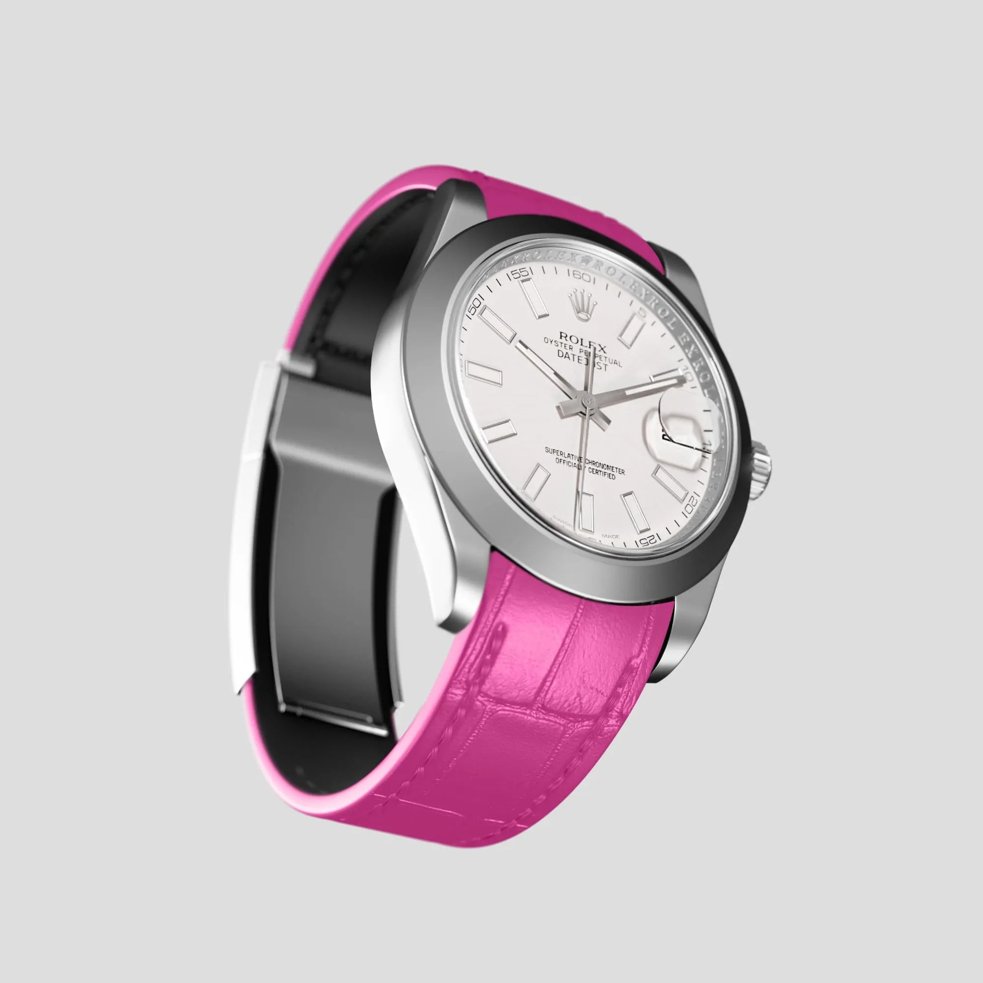 Sport Band For Rolex Datejust 41mm In Alligator
