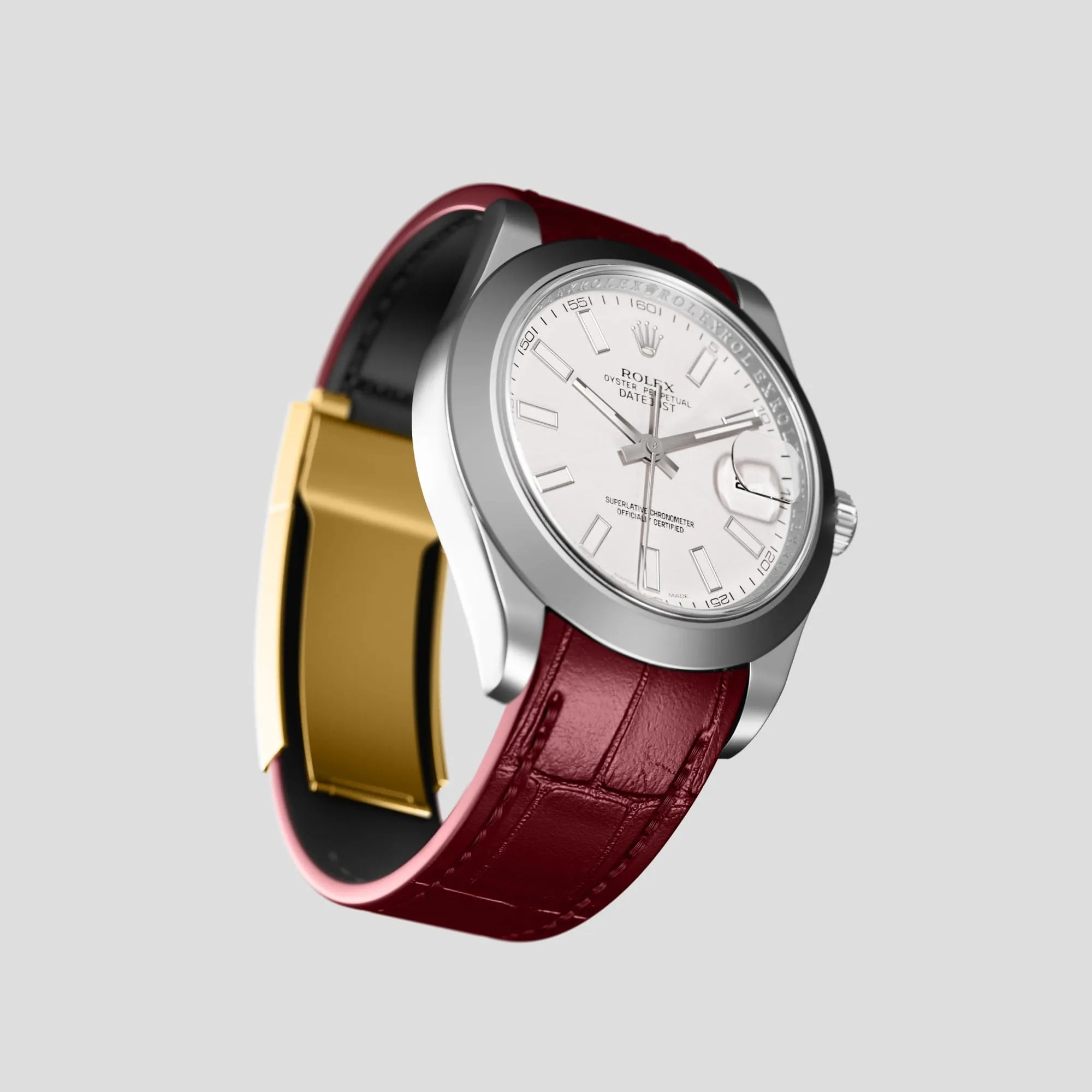 Sport Band For Rolex Datejust 41mm In Alligator