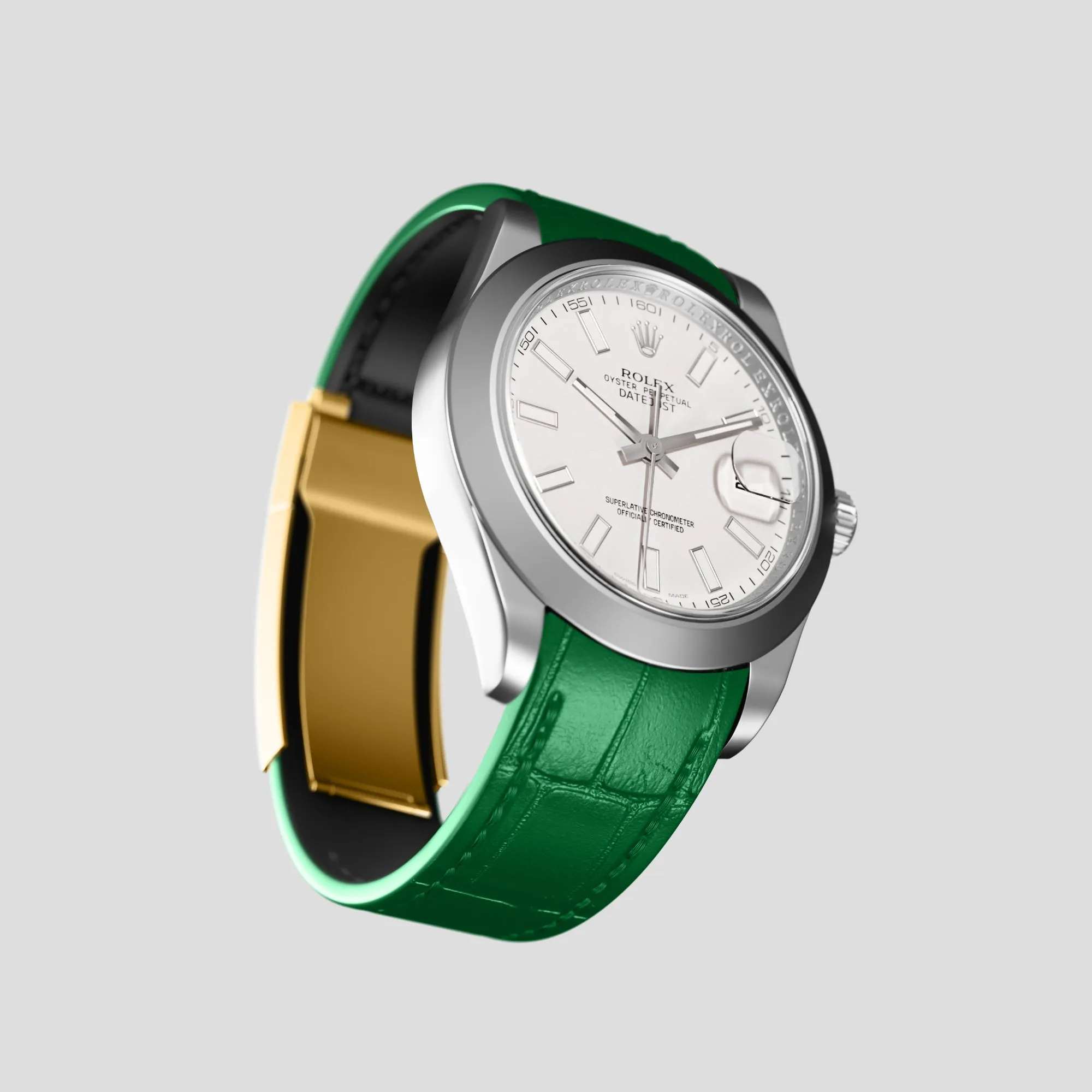 Sport Band For Rolex Datejust 41mm In Alligator