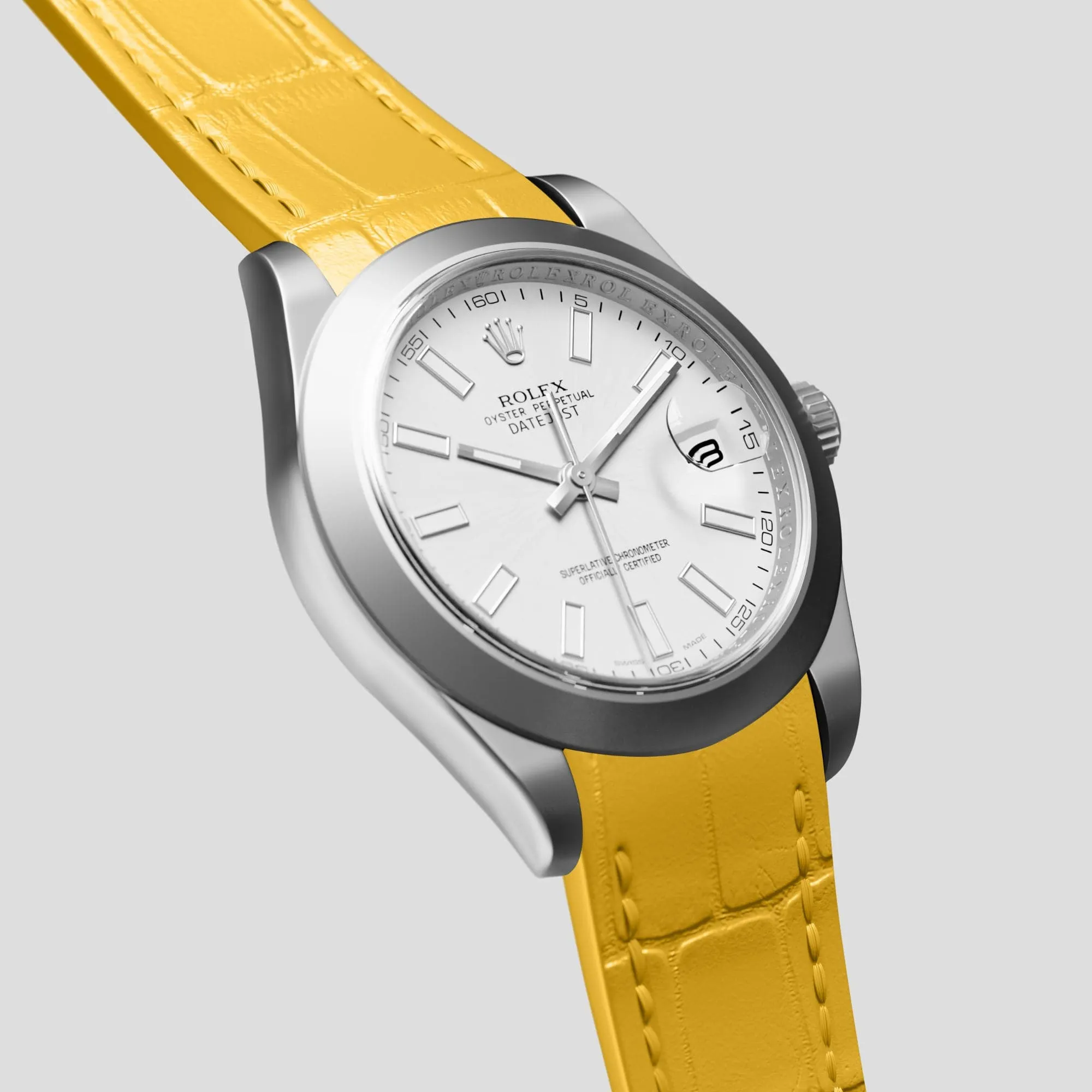 Sport Band For Rolex Datejust 41mm In Alligator