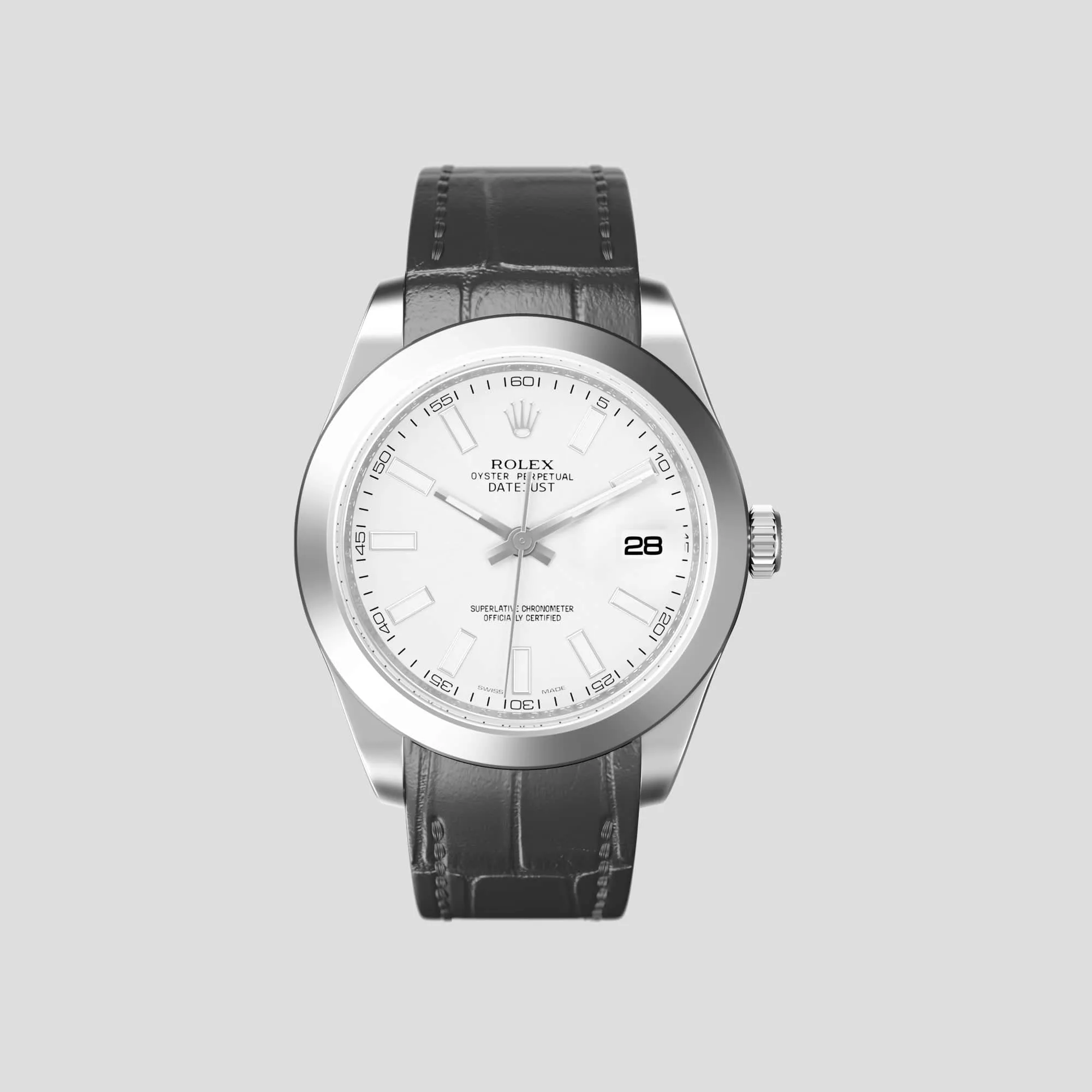 Sport Band For Rolex Datejust 41mm In Alligator