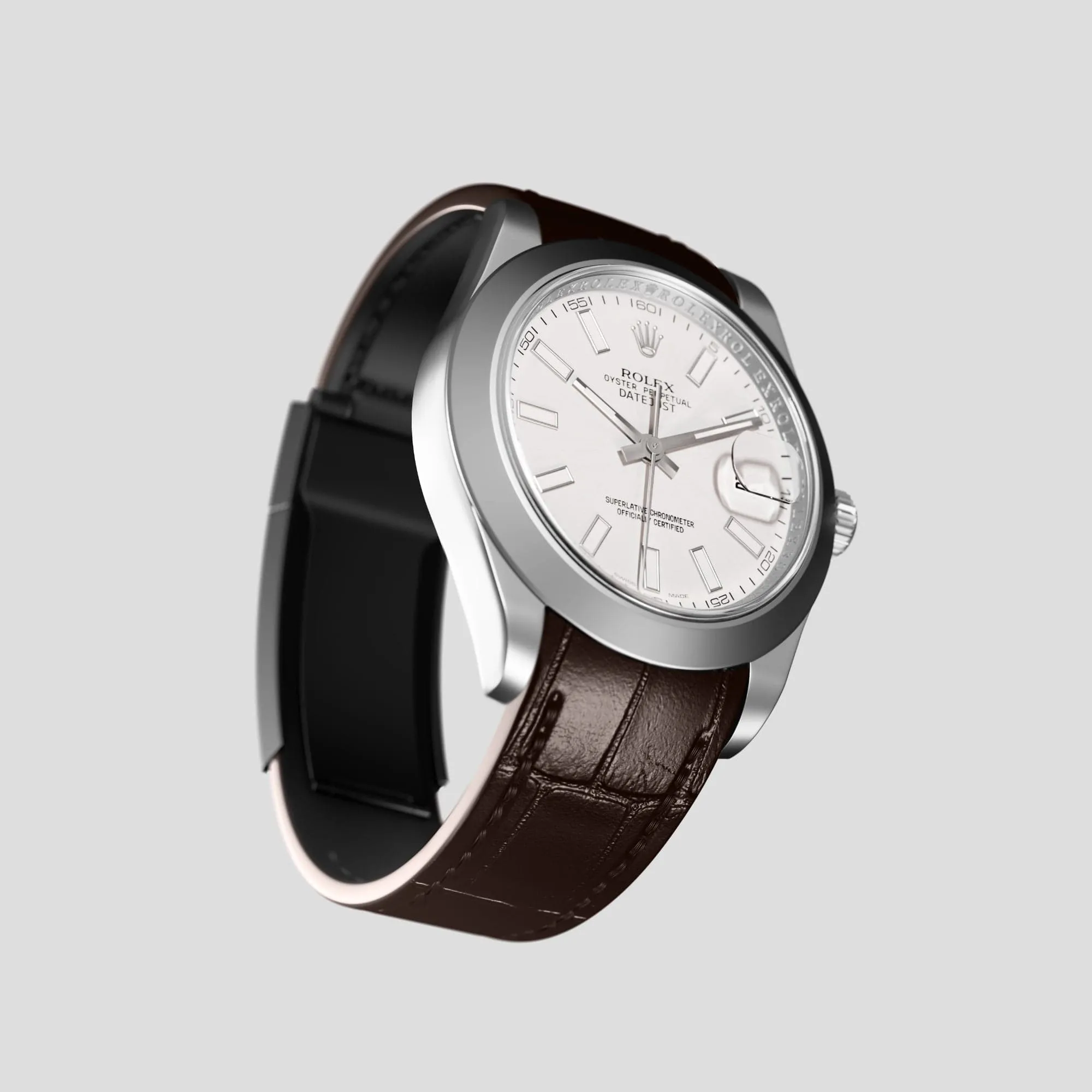 Sport Band For Rolex Datejust 41mm In Alligator