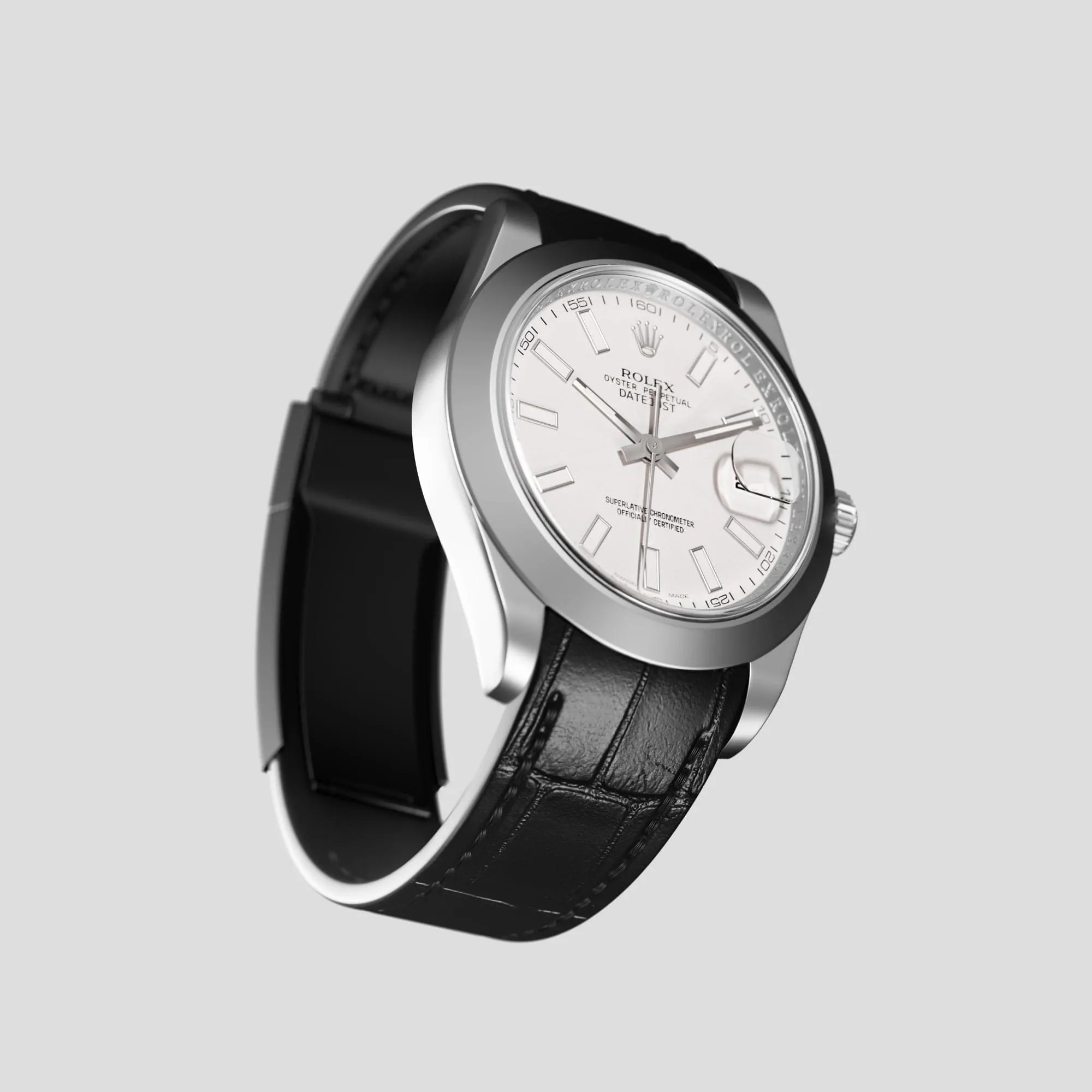 Sport Band For Rolex Datejust 41mm In Alligator
