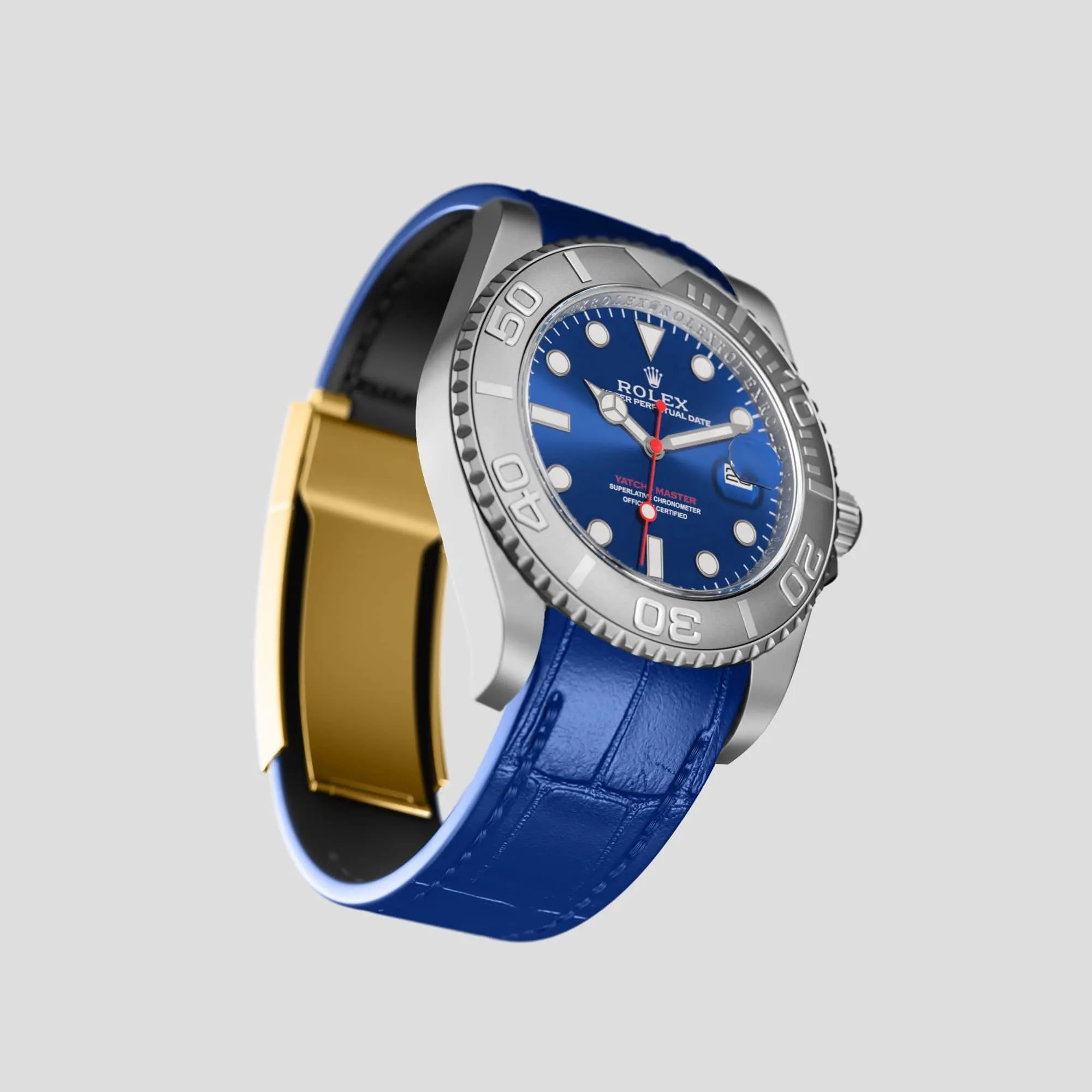 Sport Band For Rolex Yacht-Master 40mm In Alligator