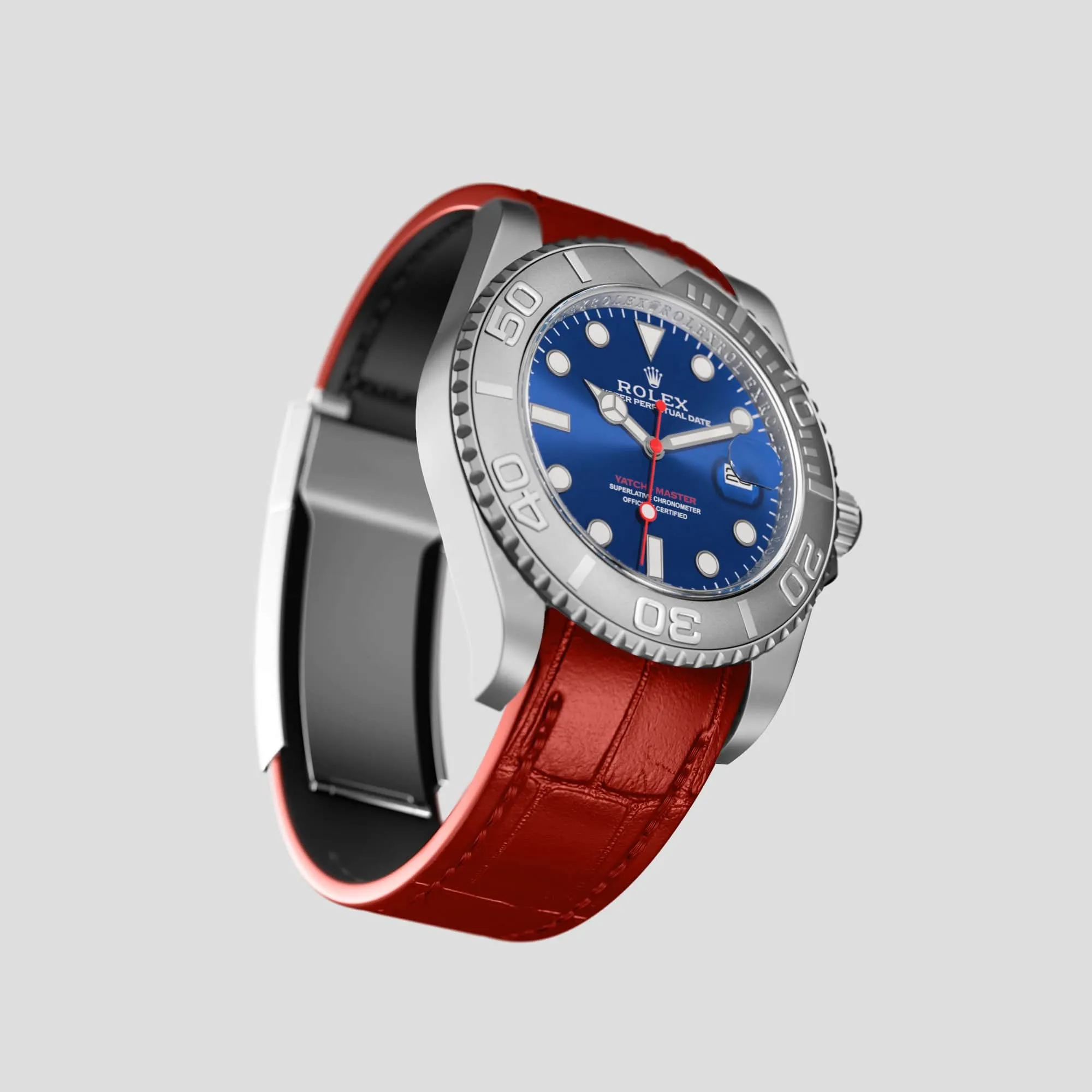 Sport Band For Rolex Yacht-Master 40mm In Alligator