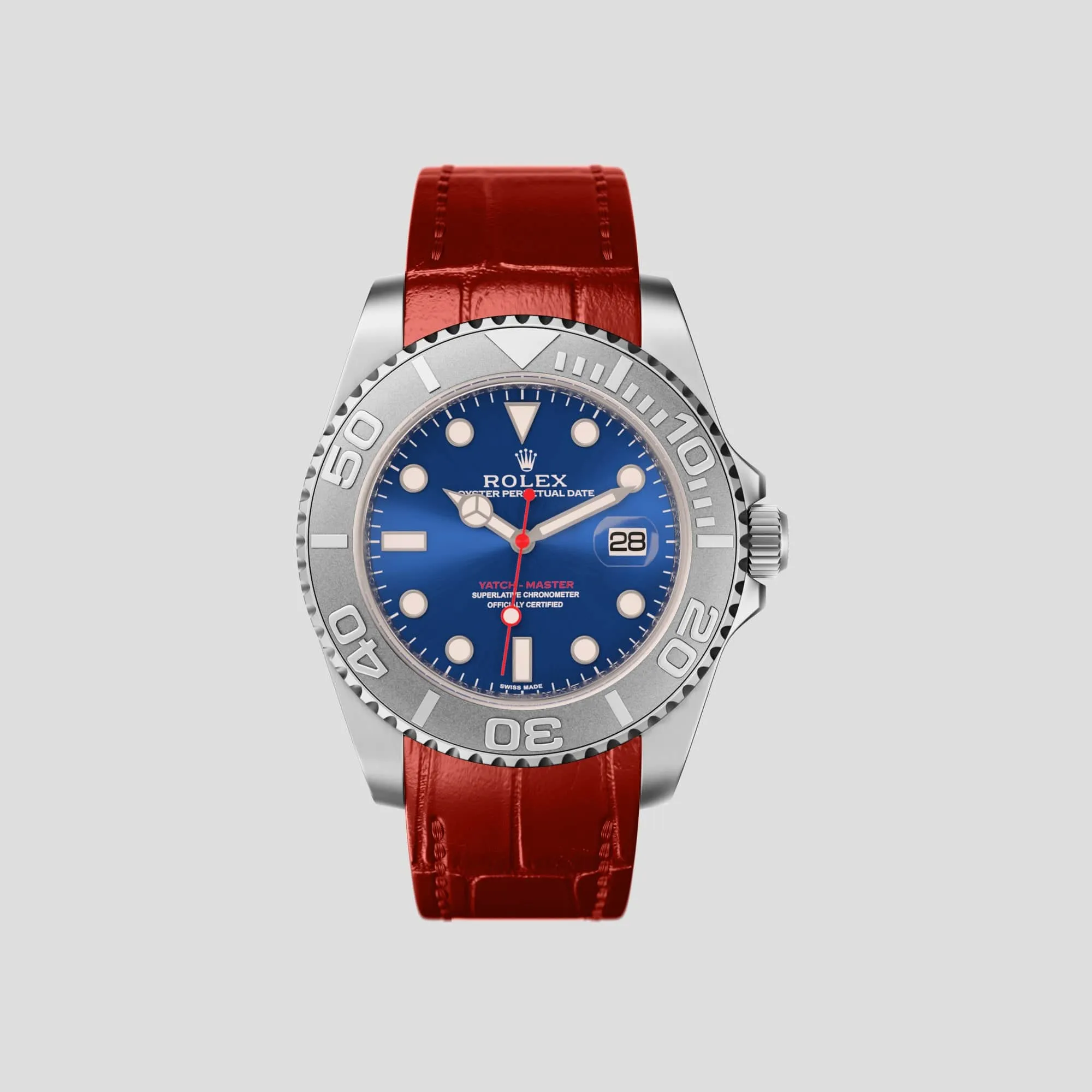 Sport Band For Rolex Yacht-Master 40mm In Alligator