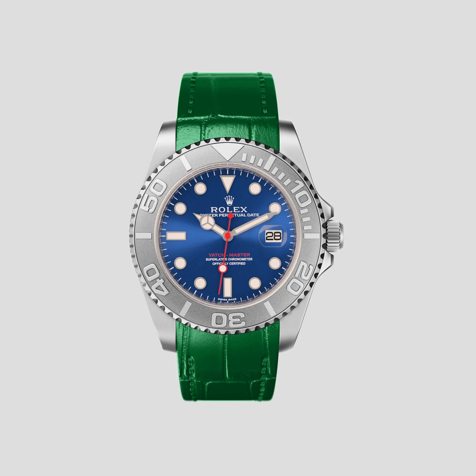 Sport Band For Rolex Yacht-Master 40mm In Alligator