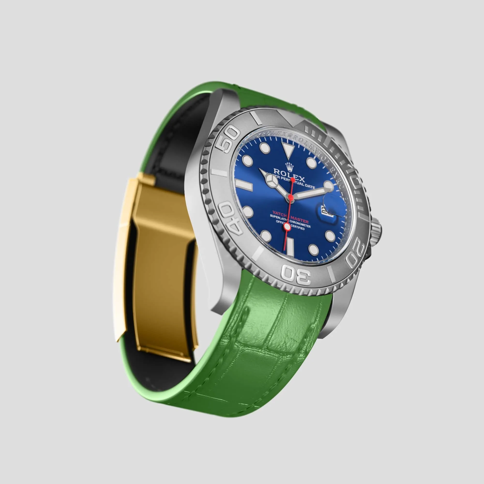 Sport Band For Rolex Yacht-Master 40mm In Alligator