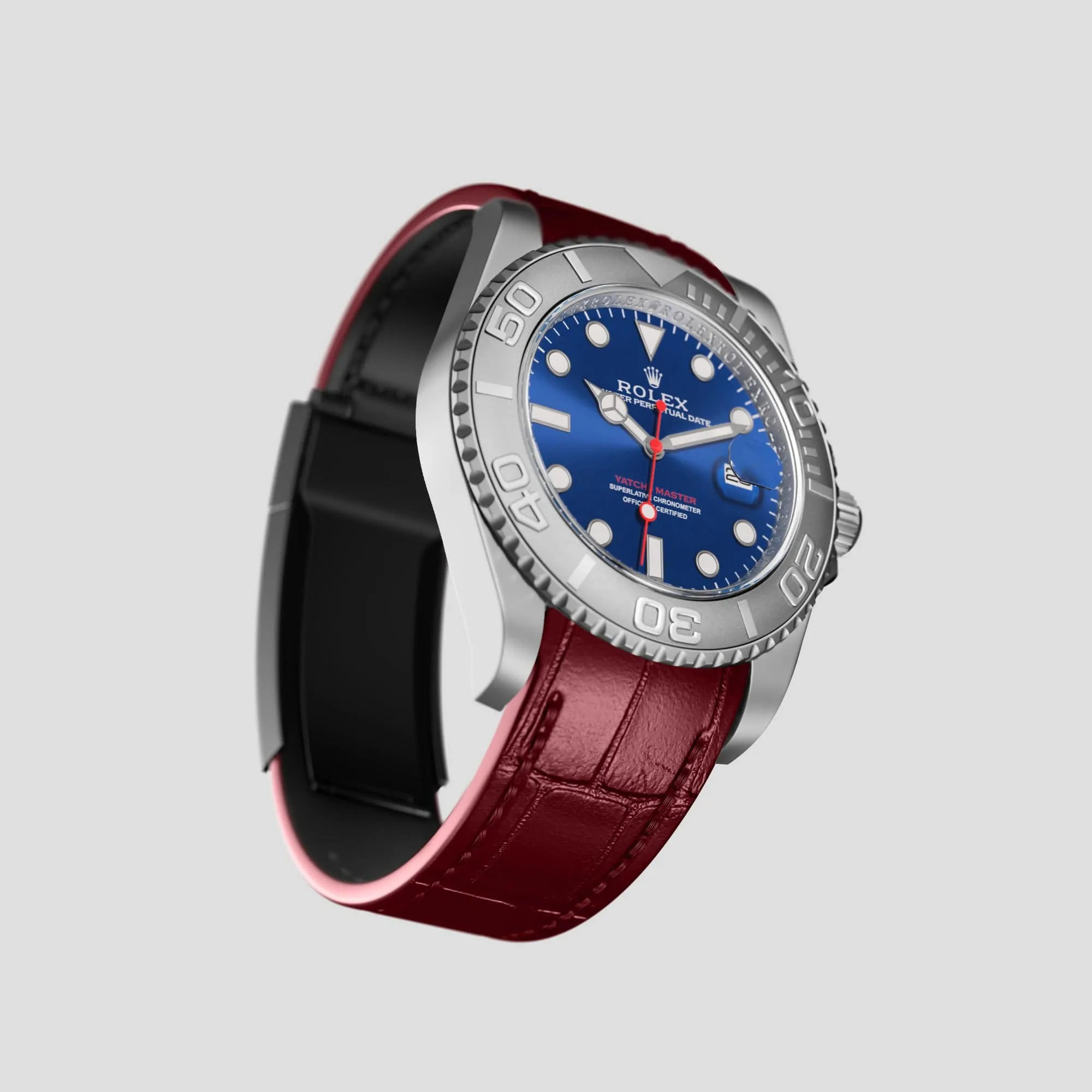 Sport Band For Rolex Yacht-Master 40mm In Alligator