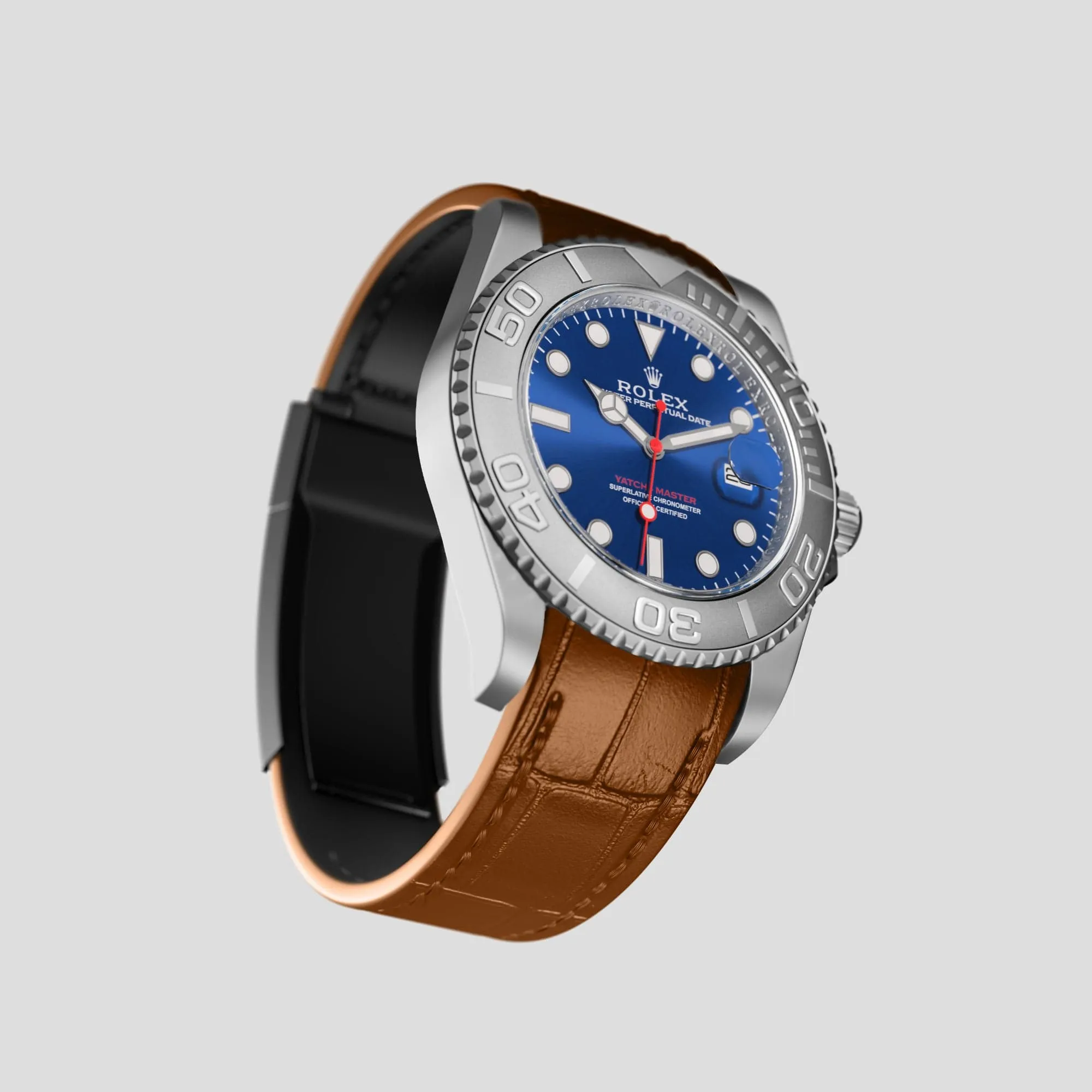 Sport Band For Rolex Yacht-Master 40mm In Alligator