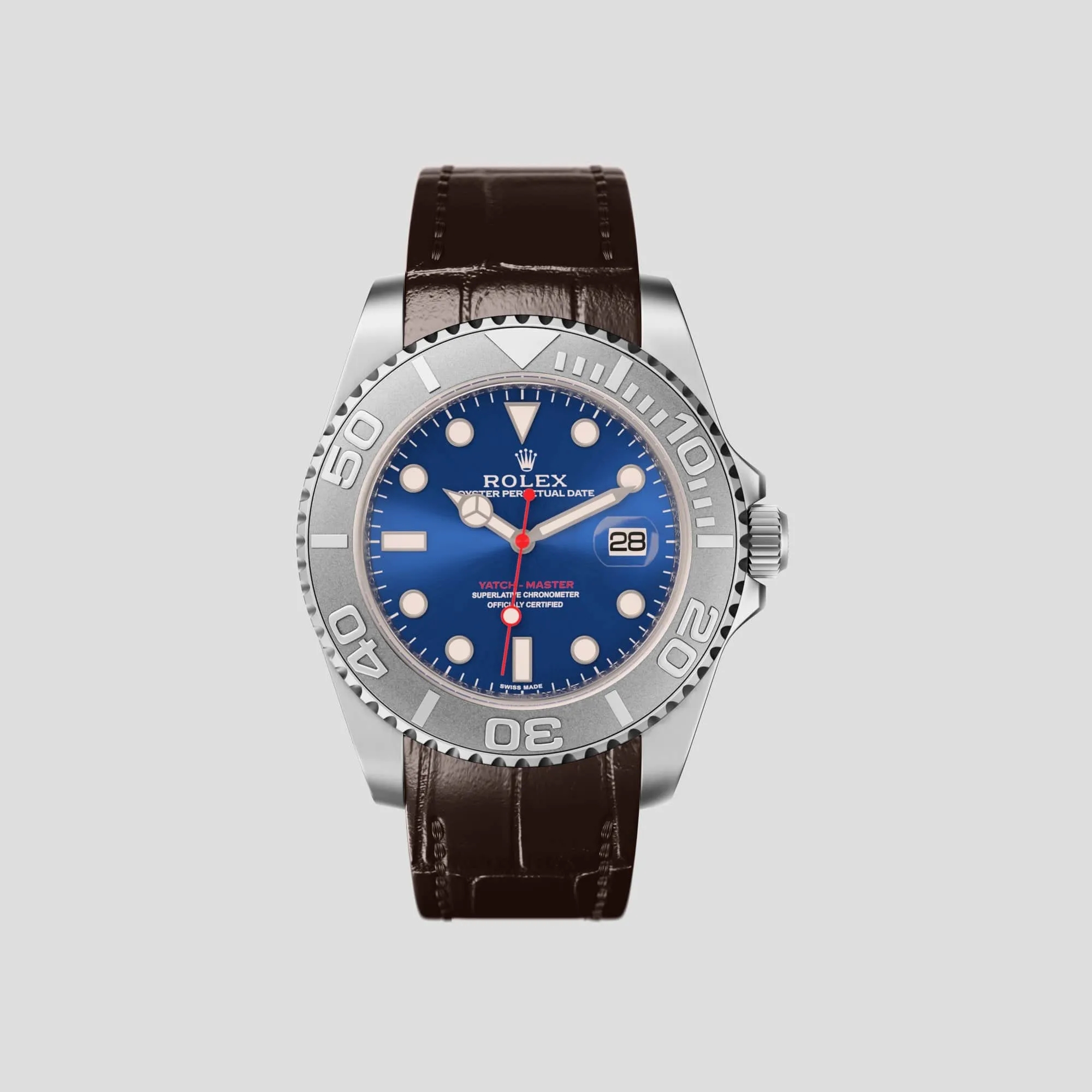 Sport Band For Rolex Yacht-Master 40mm In Alligator