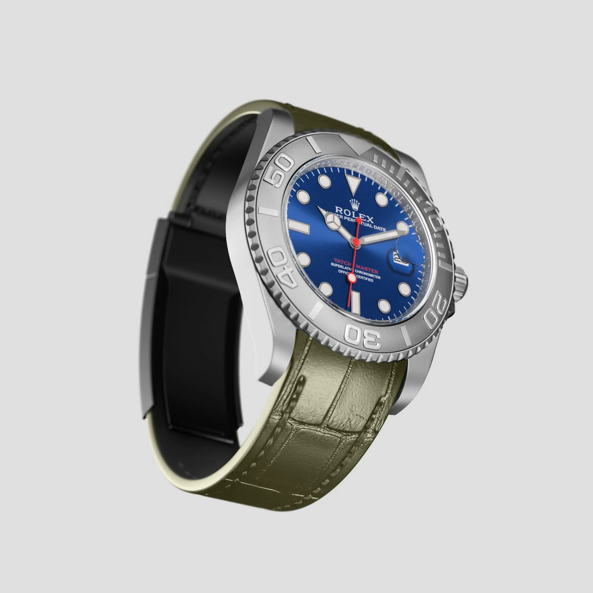 Sport Band For Rolex Yacht-Master 40mm In Alligator