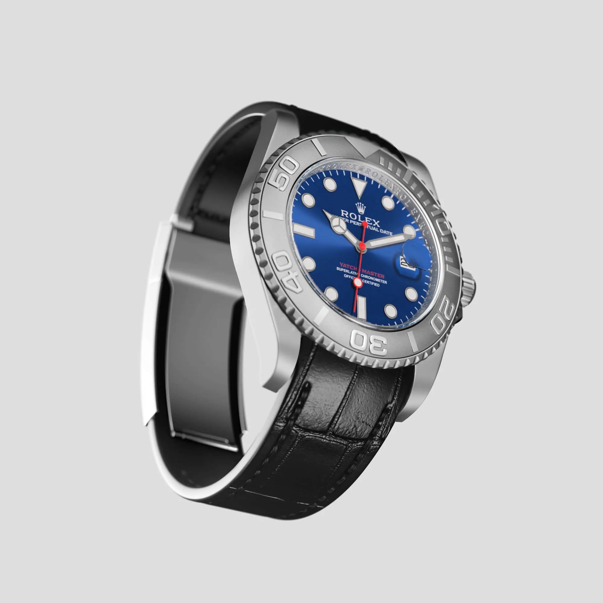 Sport Band For Rolex Yacht-Master 40mm In Alligator