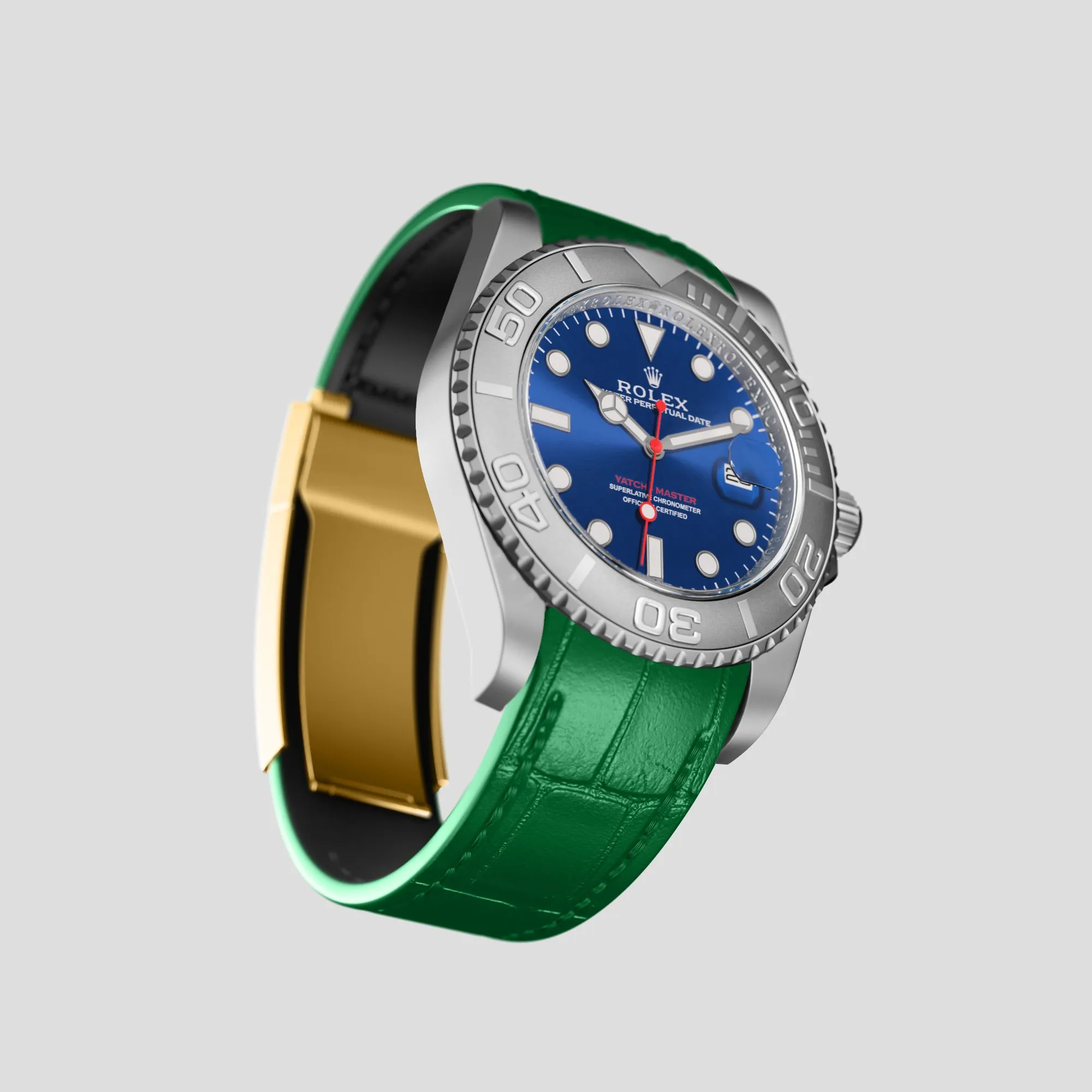 Sport Band For Rolex Yacht-Master 40mm In Alligator